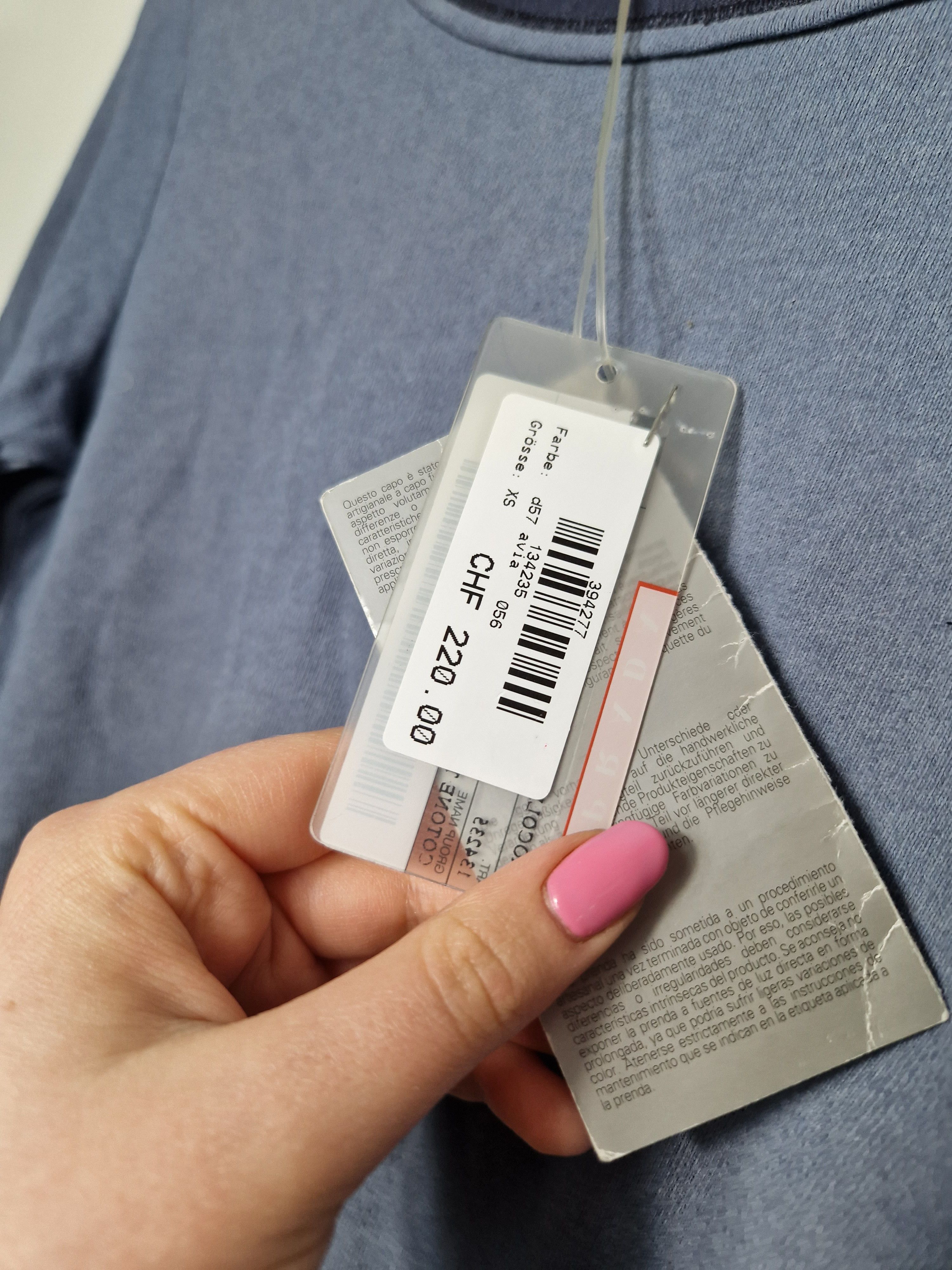 Prada Prada red tab longsleeve grey top Size XS / US 0-2 / IT 36-38 - 6 Thumbnail