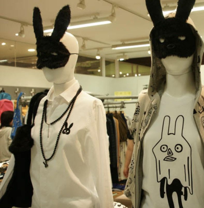 Ne-Net Ne-net A/W 2008 Bunny Rabbit Long Sleeve Button-Up Shirt Size US M / EU 48-50 / 2 - 5 Thumbnail