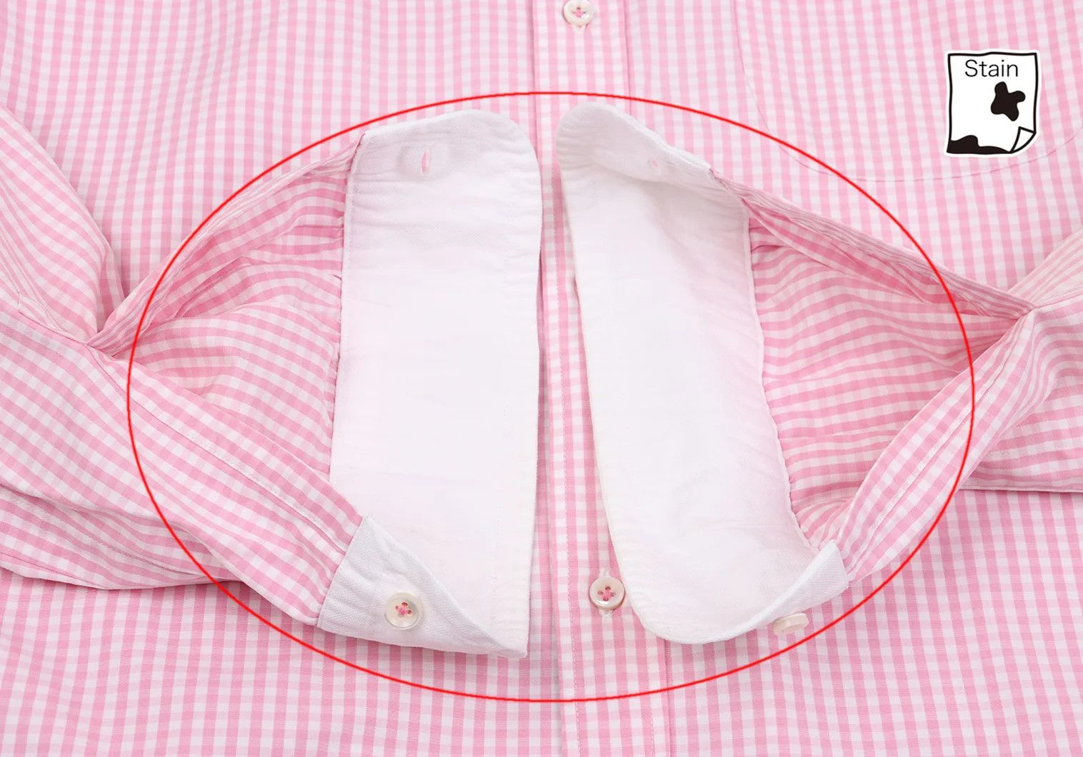 Junya Watanabe Pink and White Check Round Collar Long Sleeve Shirt Size US S / EU 44-46 / 1 - 9 Thumbnail