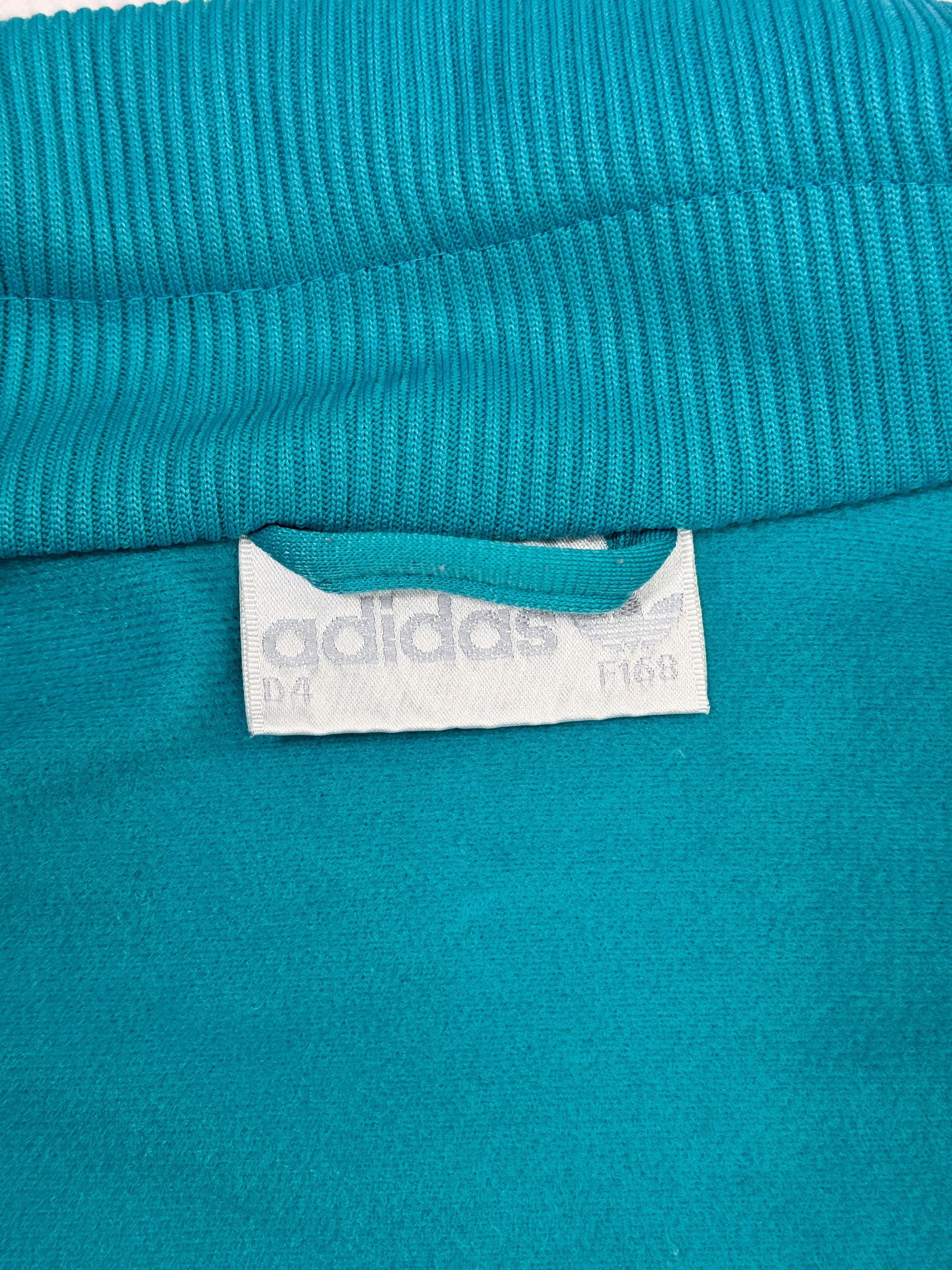 Adidas × Vintage Vintage Adidas Track Jacket SINGAPORE Aquamarine Blue Size US M / EU 48-50 / 2 - 13 Thumbnail