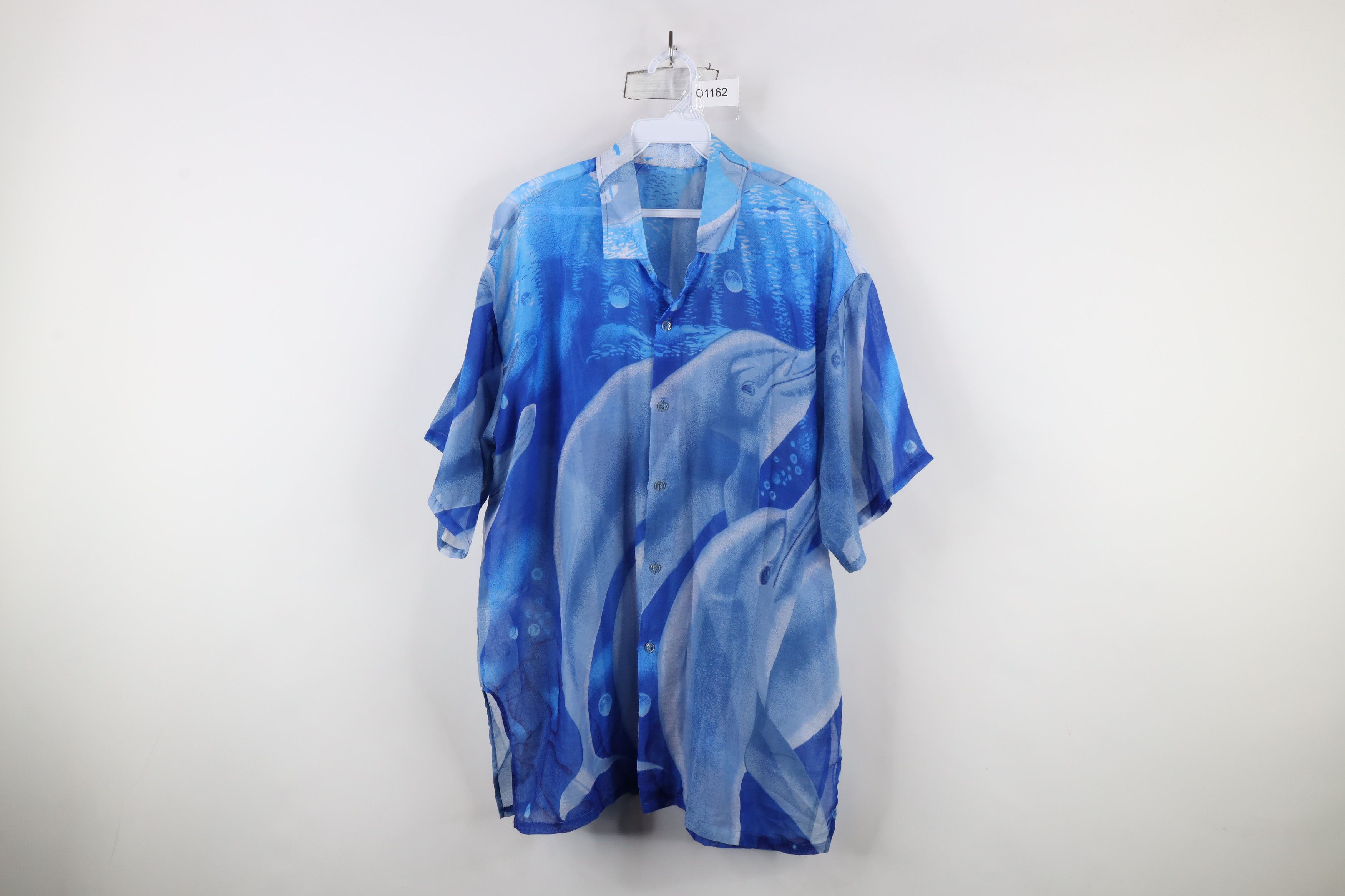 Vintage Vintage 90s Streetwear All Over Print Collared Button Shirt Size US XL / EU 56 / 4 - 1 Thumbnail