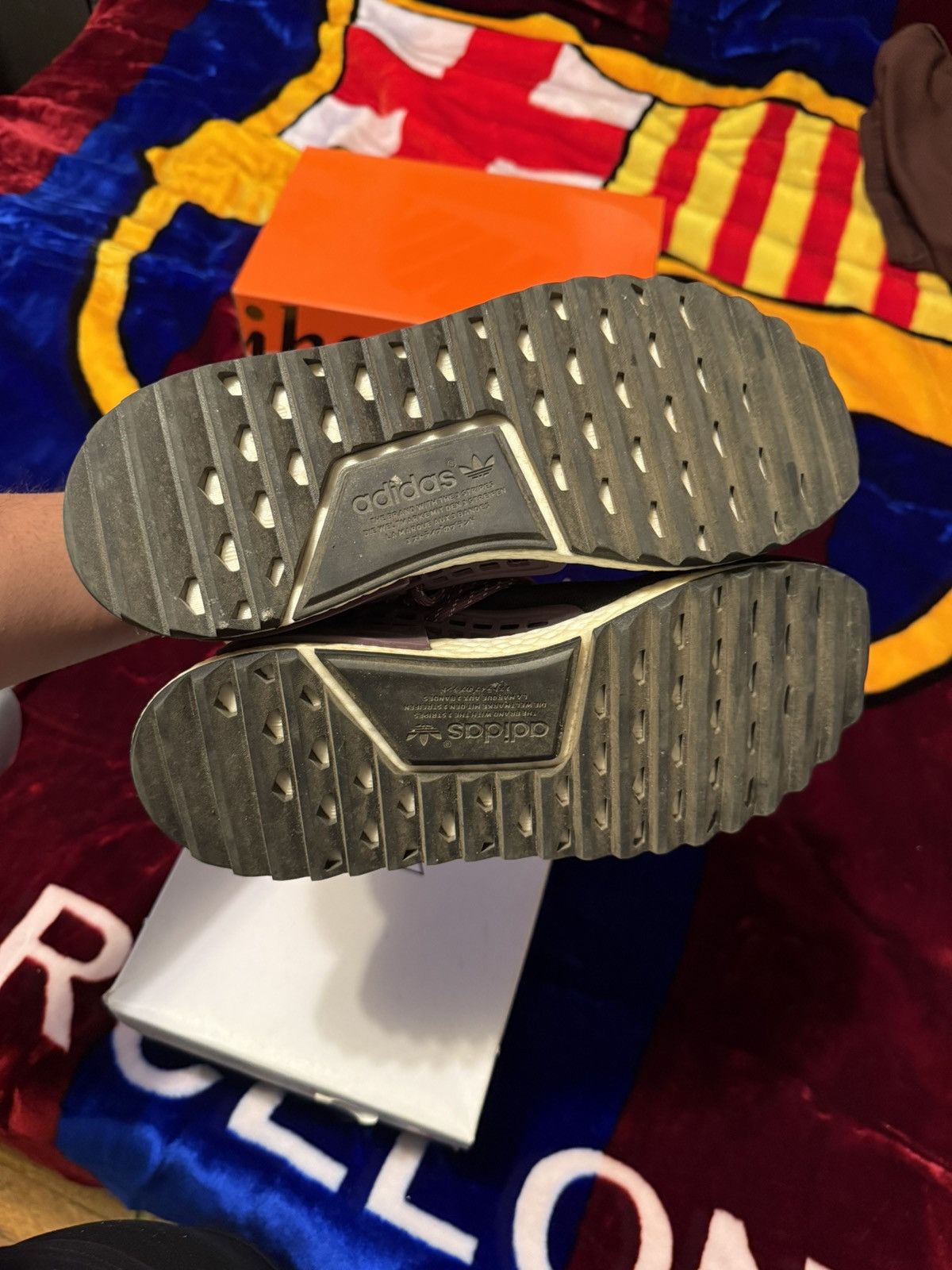 Adidas × Pharrell Pharrell x Adidas NMD Human Race Trail “Equality” Size US 9.5 / EU 42-43 - 6 Thumbnail