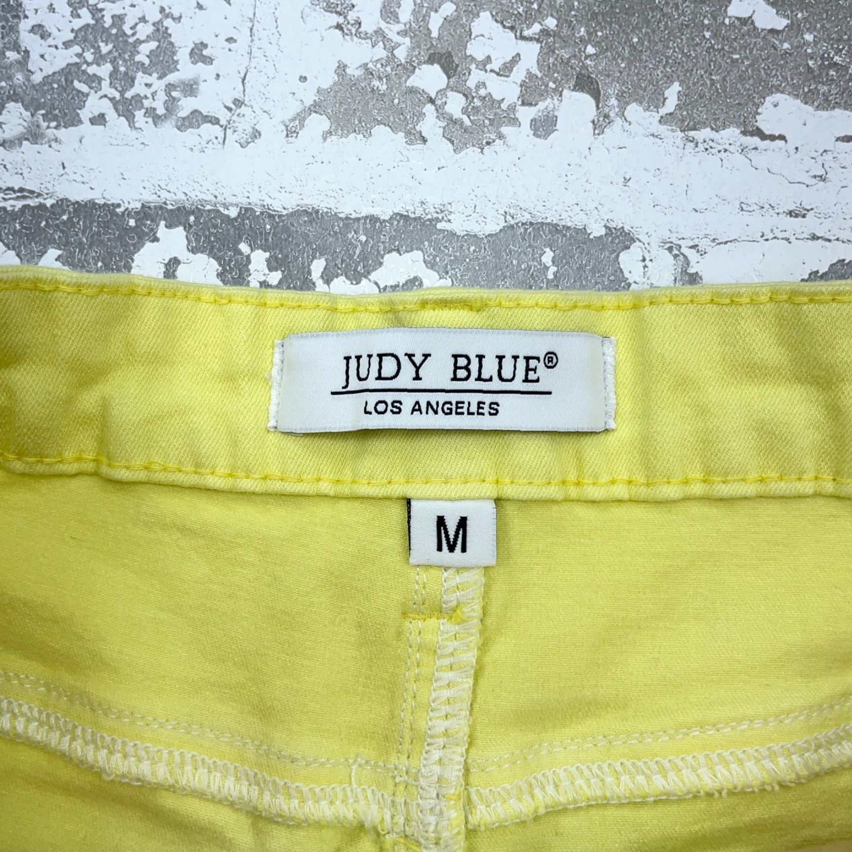 Vintage Judy Blue Shorts Women Medium Cut Off Jorts Yellow Pink Blue Ladies 29" Waist Size 32" / US 10 / IT 46 - 3 Thumbnail