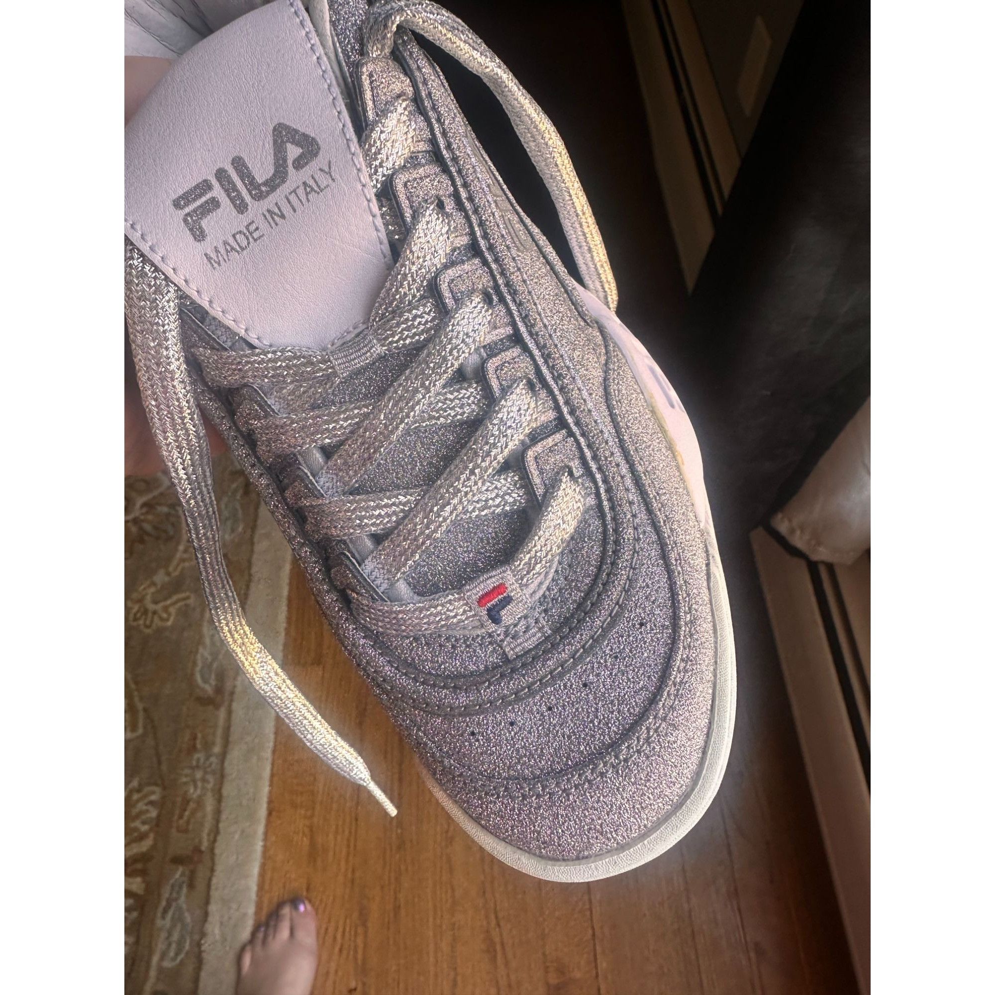 Fila NIB Fila Disruptor 2 Made in Italy Size 7.5 chunky silver gl Size US 7.5 / IT 37.5 - 11 Thumbnail