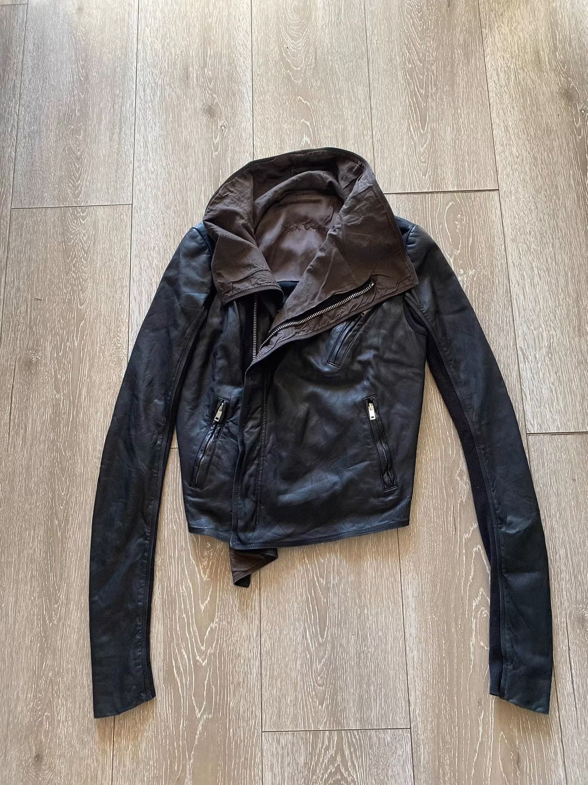 Rick Owens Rick Owens Lamb Leather Jacket Size US XXS / EU 40 - 1 Thumbnail