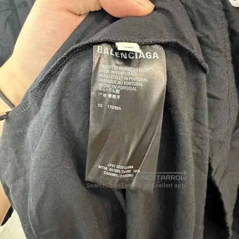 Balenciaga Balenciaga Double Hook Short Sleeve Size US XS / EU 42 / 0 - 6 Thumbnail