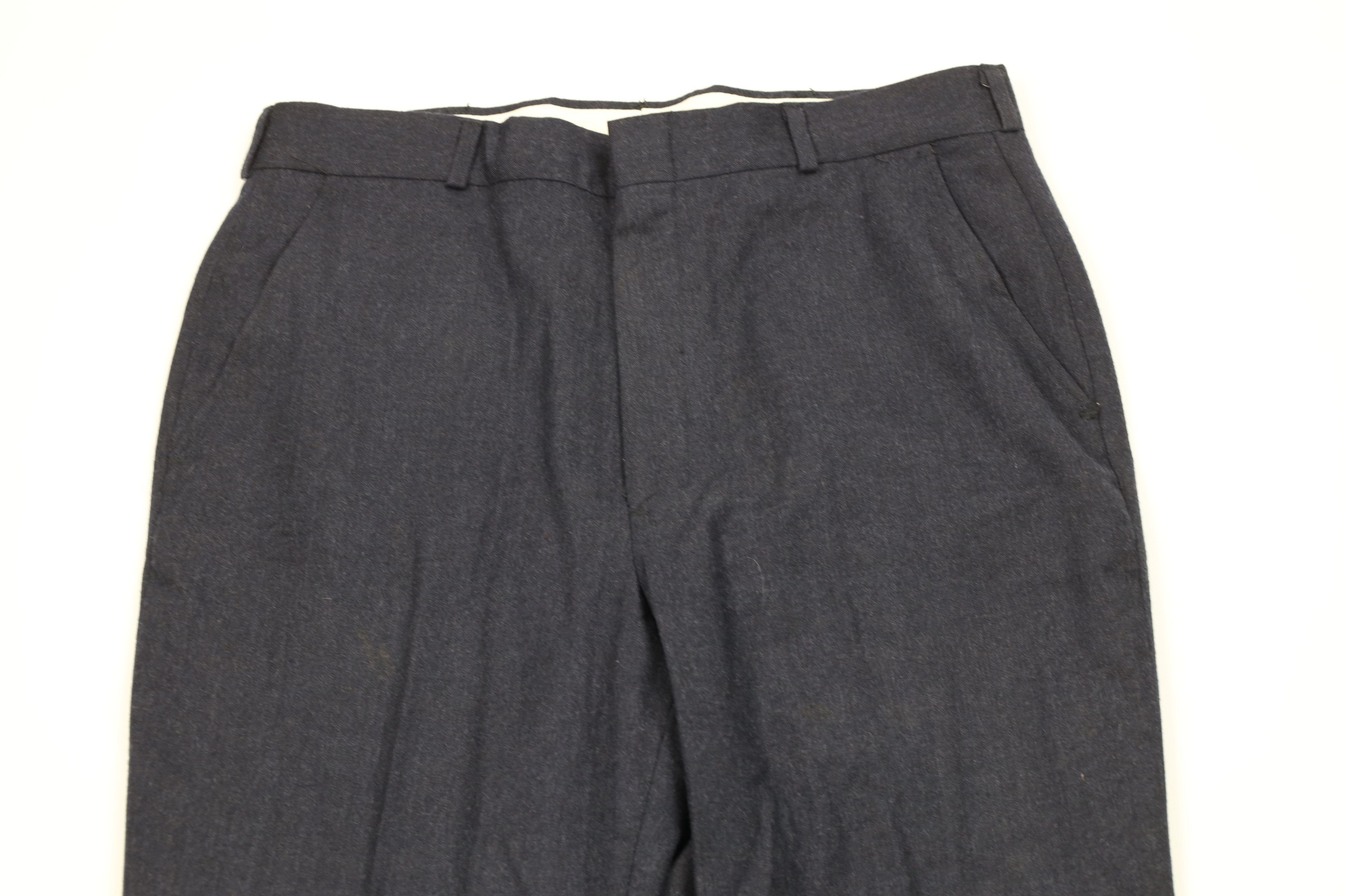 Vintage Vintage 90s Streetwear Wide Leg Chino Pants Navy Blue USA Size US 32 / EU 48 - 2 Thumbnail