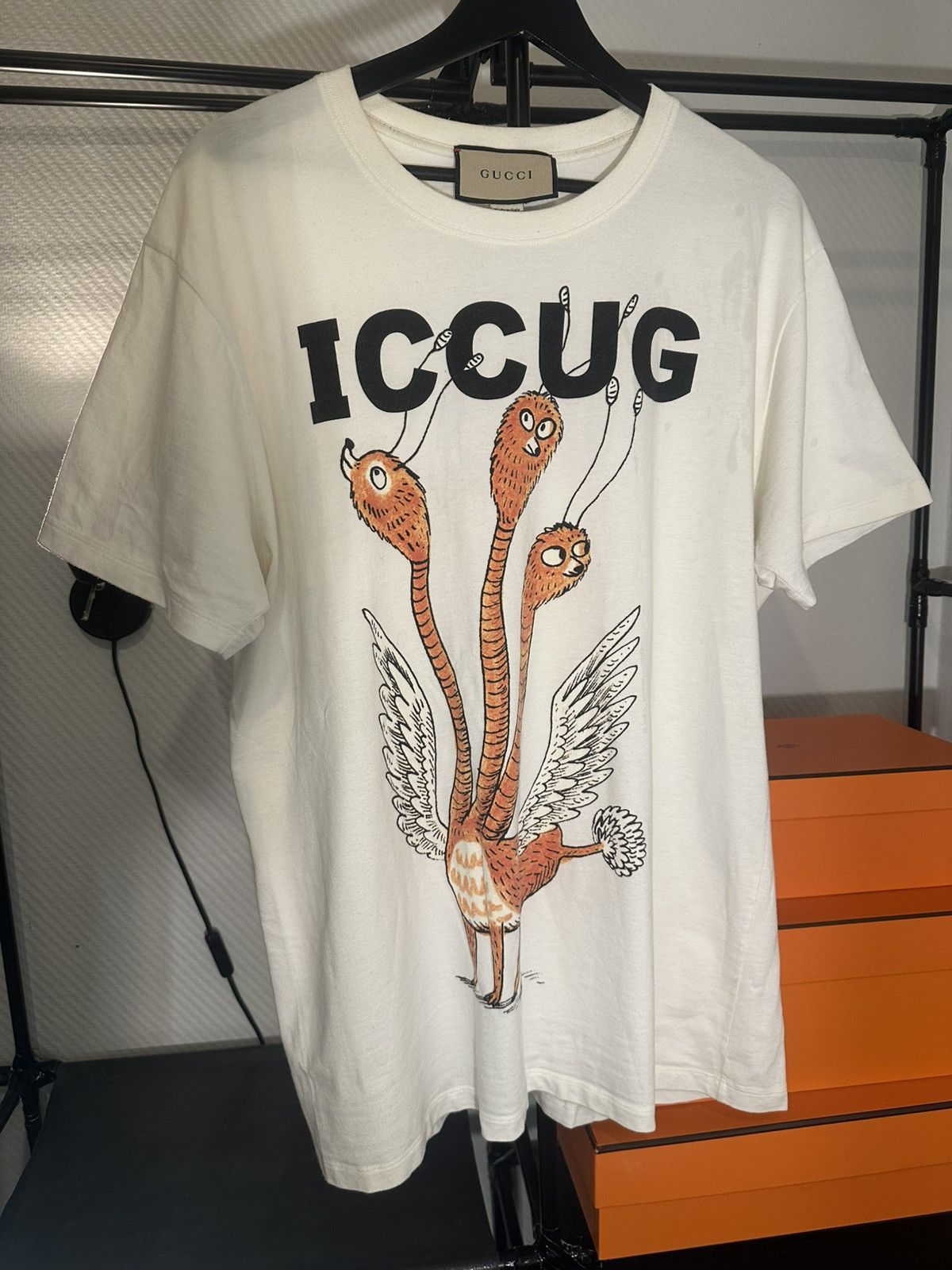 Gucci Gucci “ICCUG” Overture Collection Freya Hartas T-Shirt Size US M / EU 48-50 / 2 - 4 Thumbnail