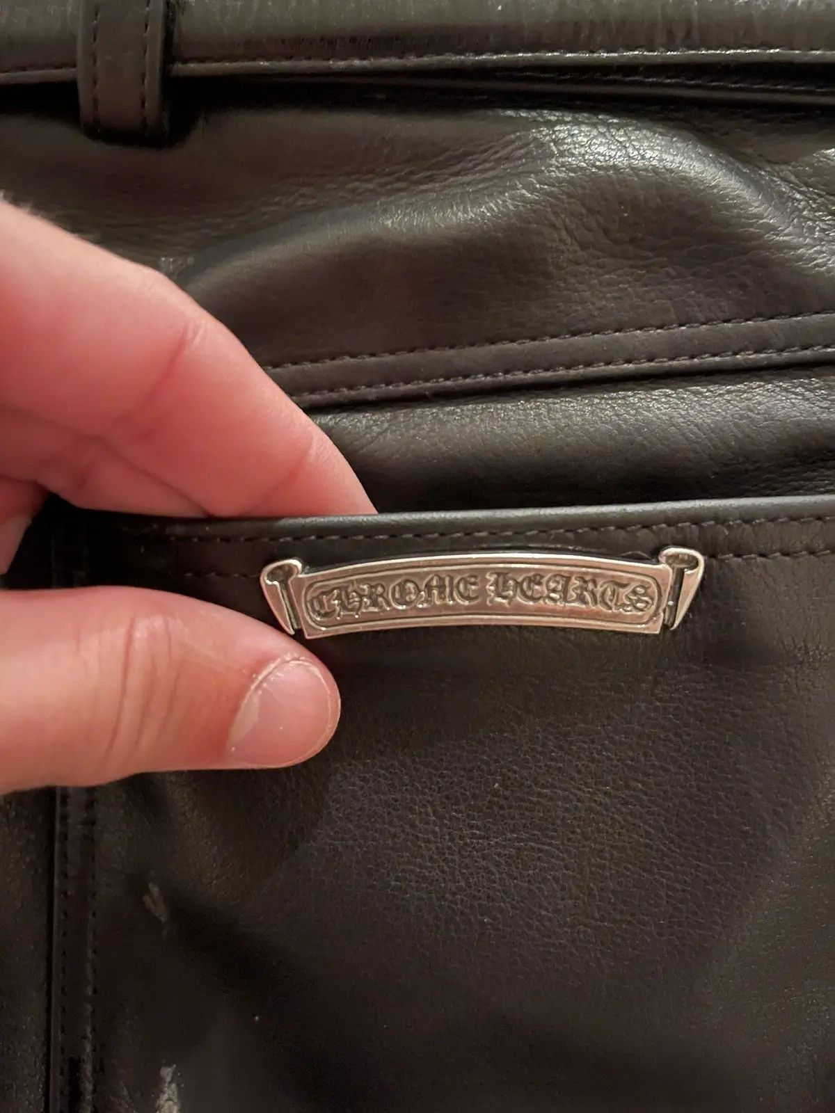 Chrome Hearts Classic Leather Pants Size US 29 - 8 Thumbnail