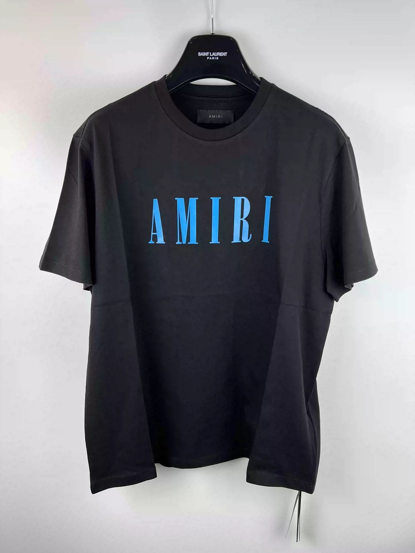 Amiri Amiri New Black And Blue Letter Logo Short Sleeve-2506 Size US L / EU 52-54 / 3 - 1 Thumbnail