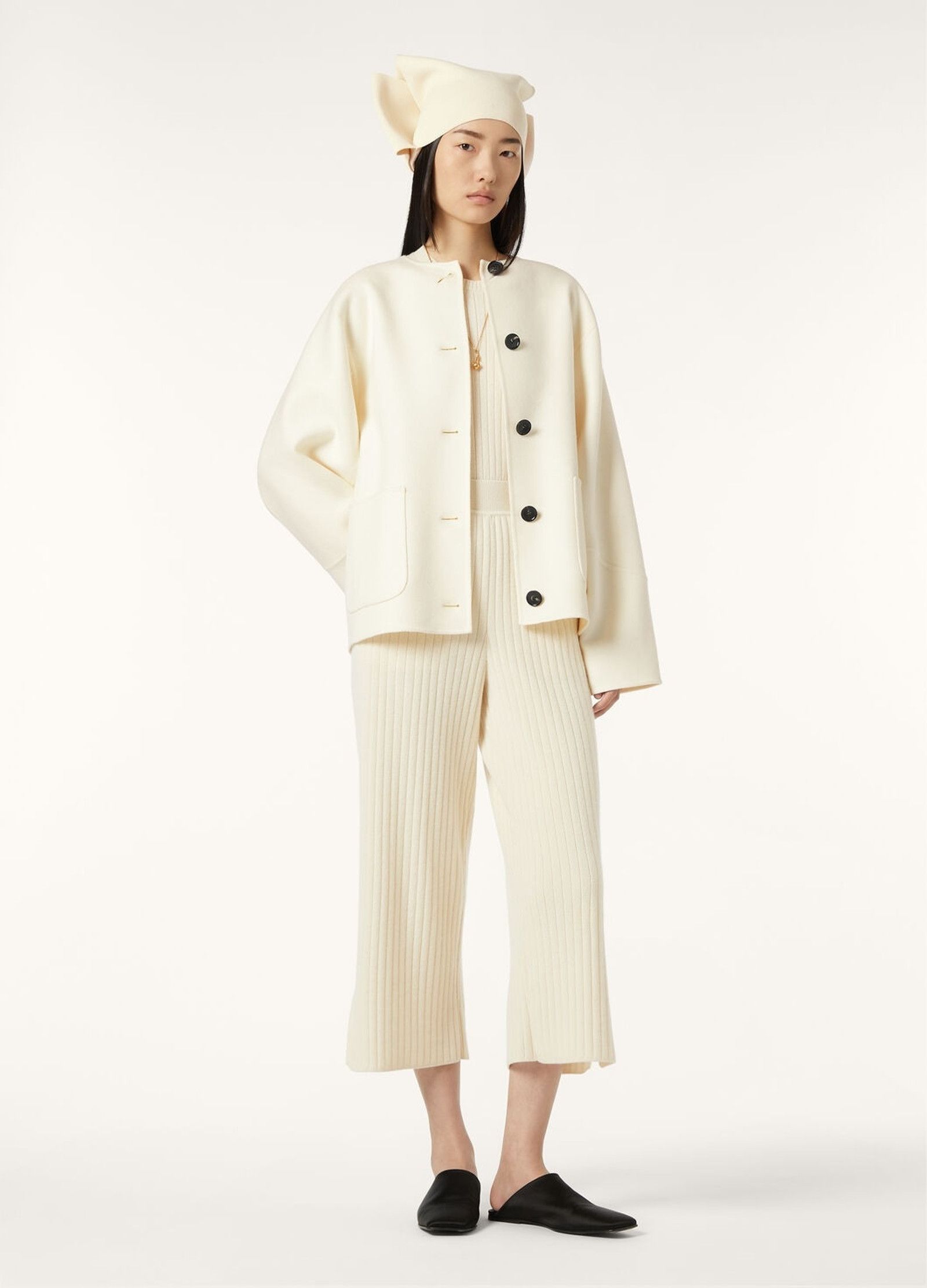 Loro Piana o1srvl11e0526 FAP3160 Navid Jacket in Cream Size M / US 6-8 / IT 42-44 - 2 Thumbnail