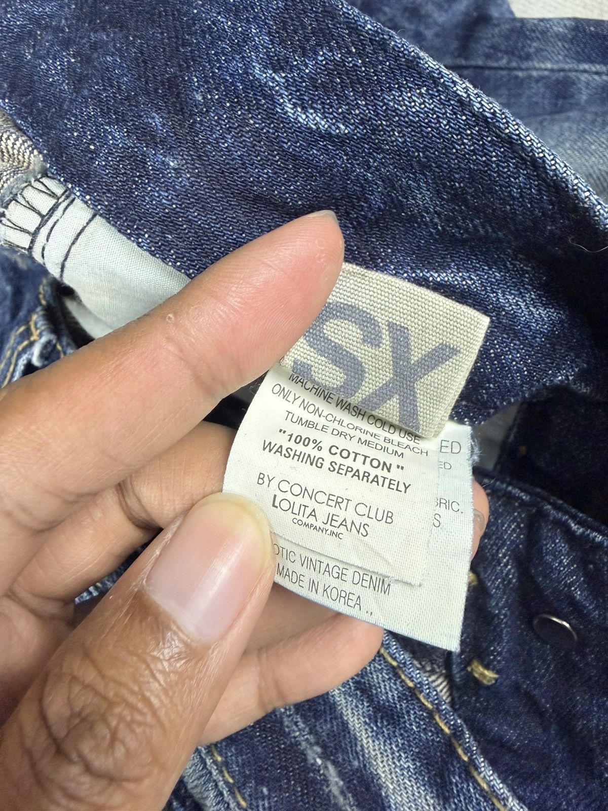 Le Grande Bleu (L.G.B.) Rare Lolita x Yoshitomo Nara Little Boy Jeans Size US 30 / EU 46 - 15 Thumbnail