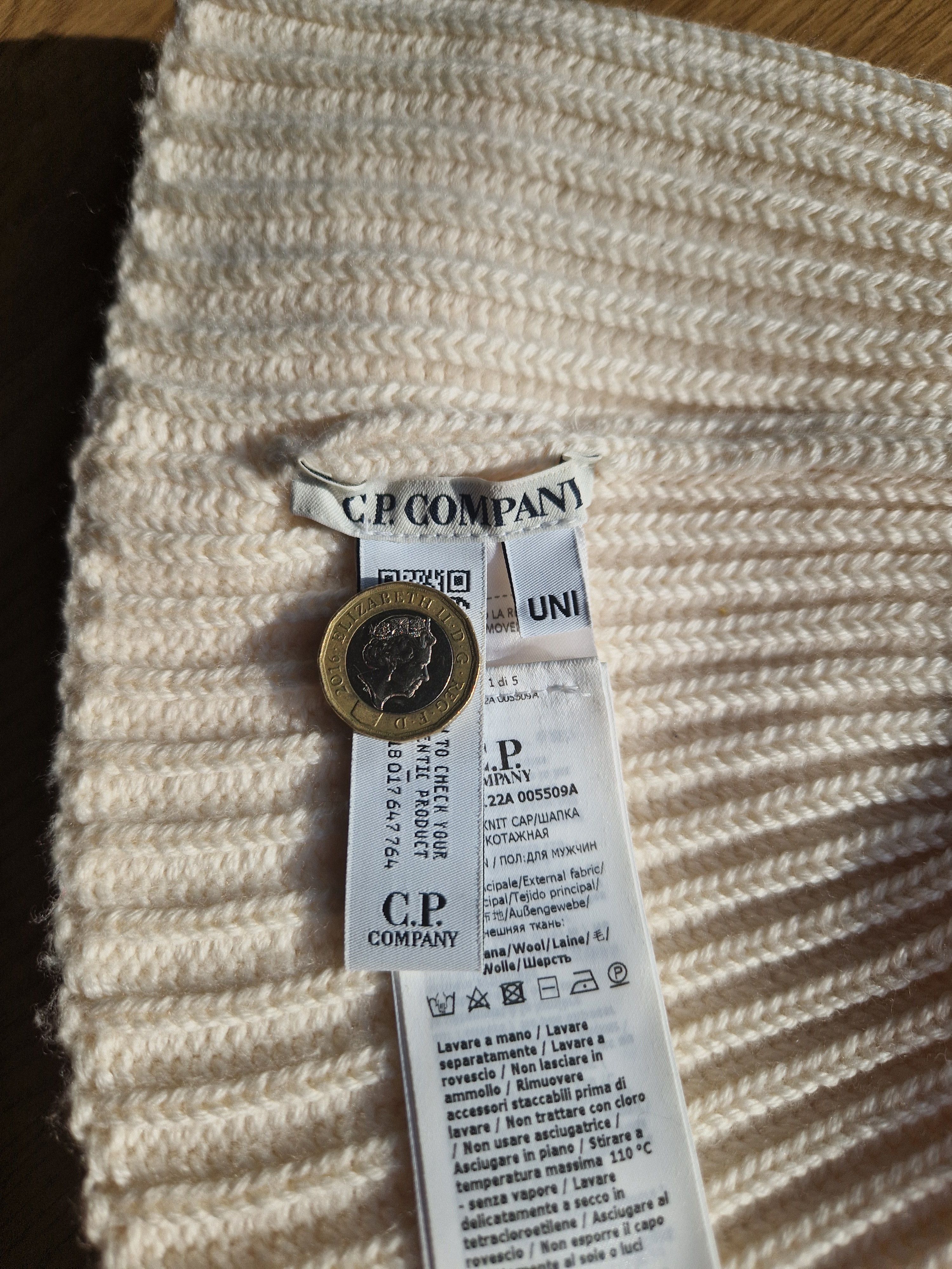 C.P. Company C.P. Company white google beanie Size ONE SIZE - 4 Thumbnail