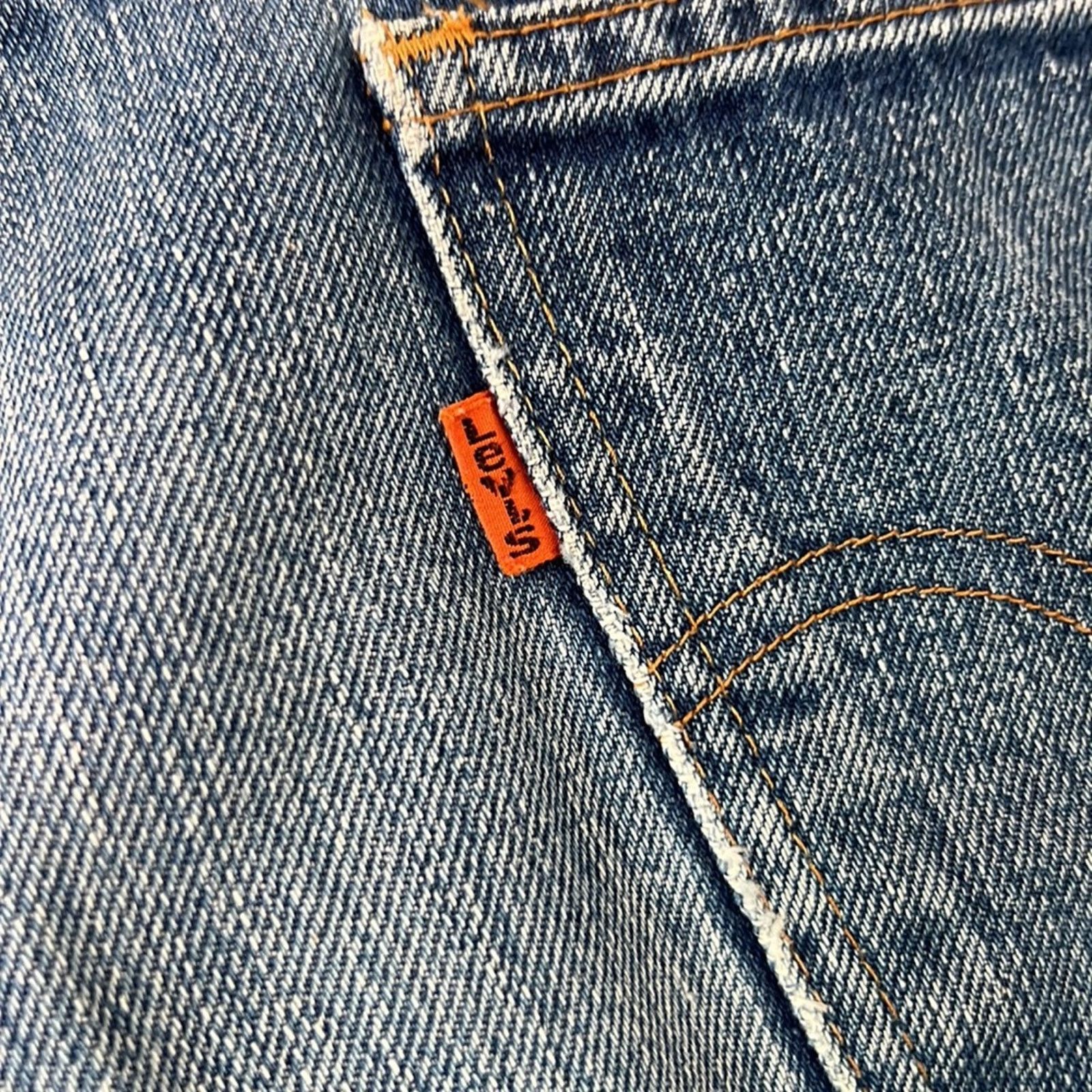 Levi's Vintage 1960s Levi’s Orange tab cut off jeans Jorts size 38 Size US 38 / EU 54 - 9 Thumbnail