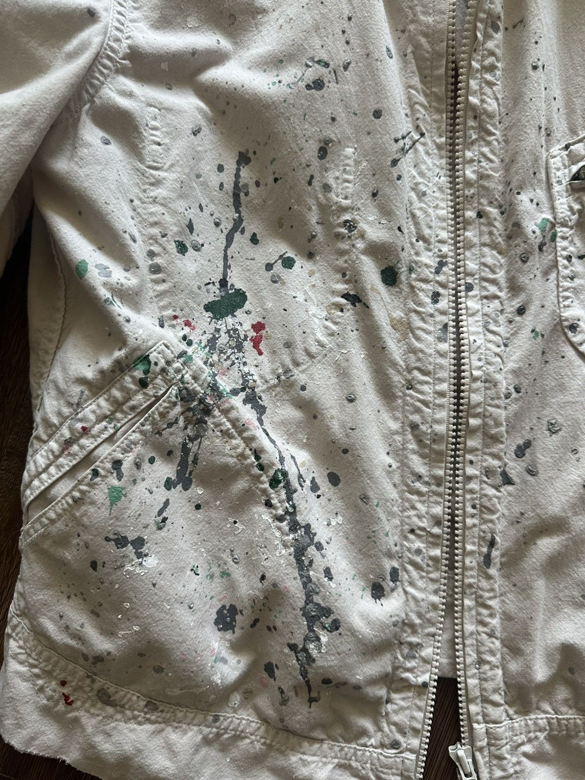 Takahiromiyashita The Soloist. SS/12 Paint Splattered Jacket Size US S / EU 44-46 / 1 - 4 Thumbnail