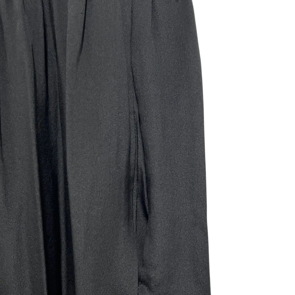 Yohji Yamamoto YOHJI YAMAMOTO // black silk Silk skirt Size US 29 - 4 Thumbnail
