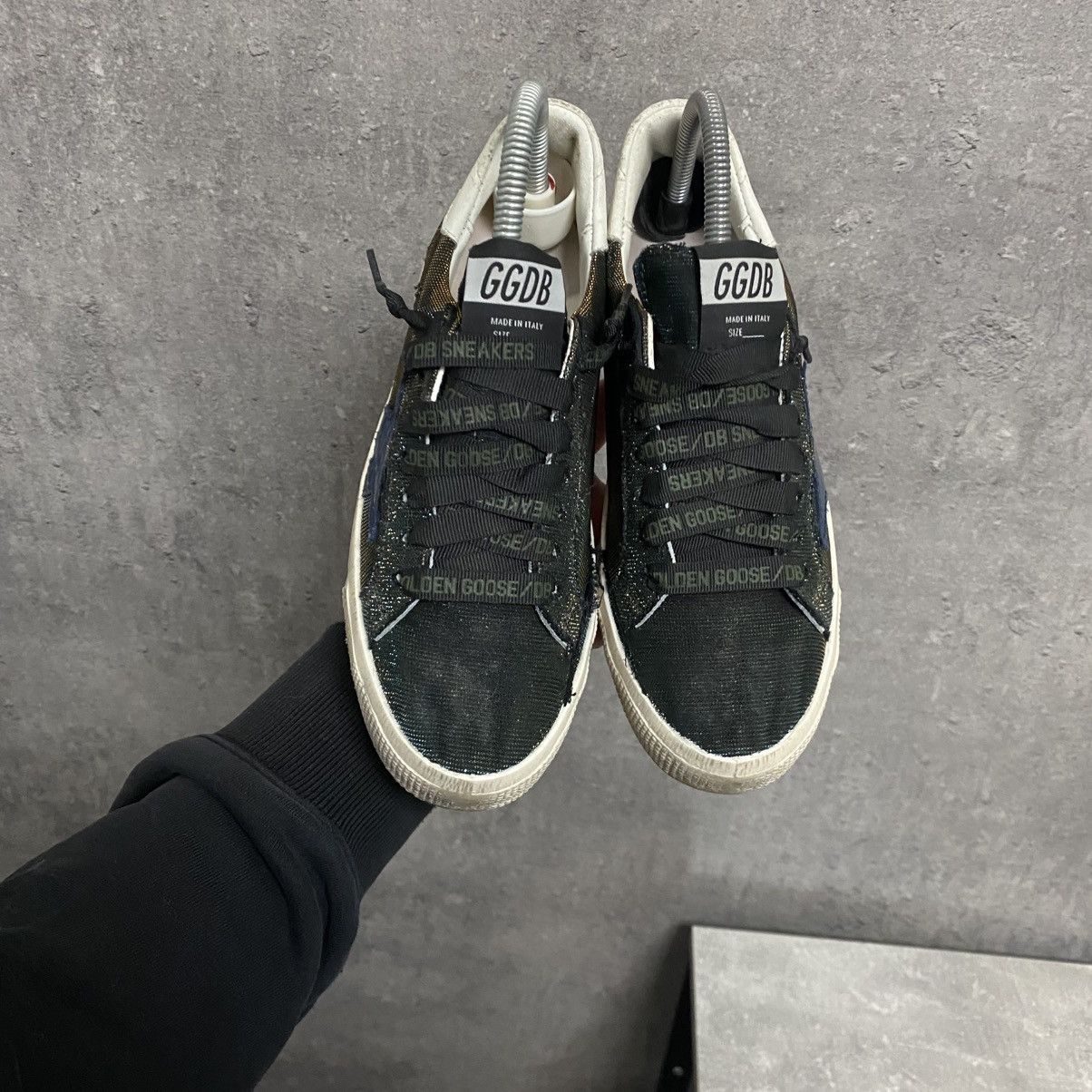 Golden Goose Golden Goose May Glitter Sneakers Size US 7 / IT 37 - 5 Thumbnail