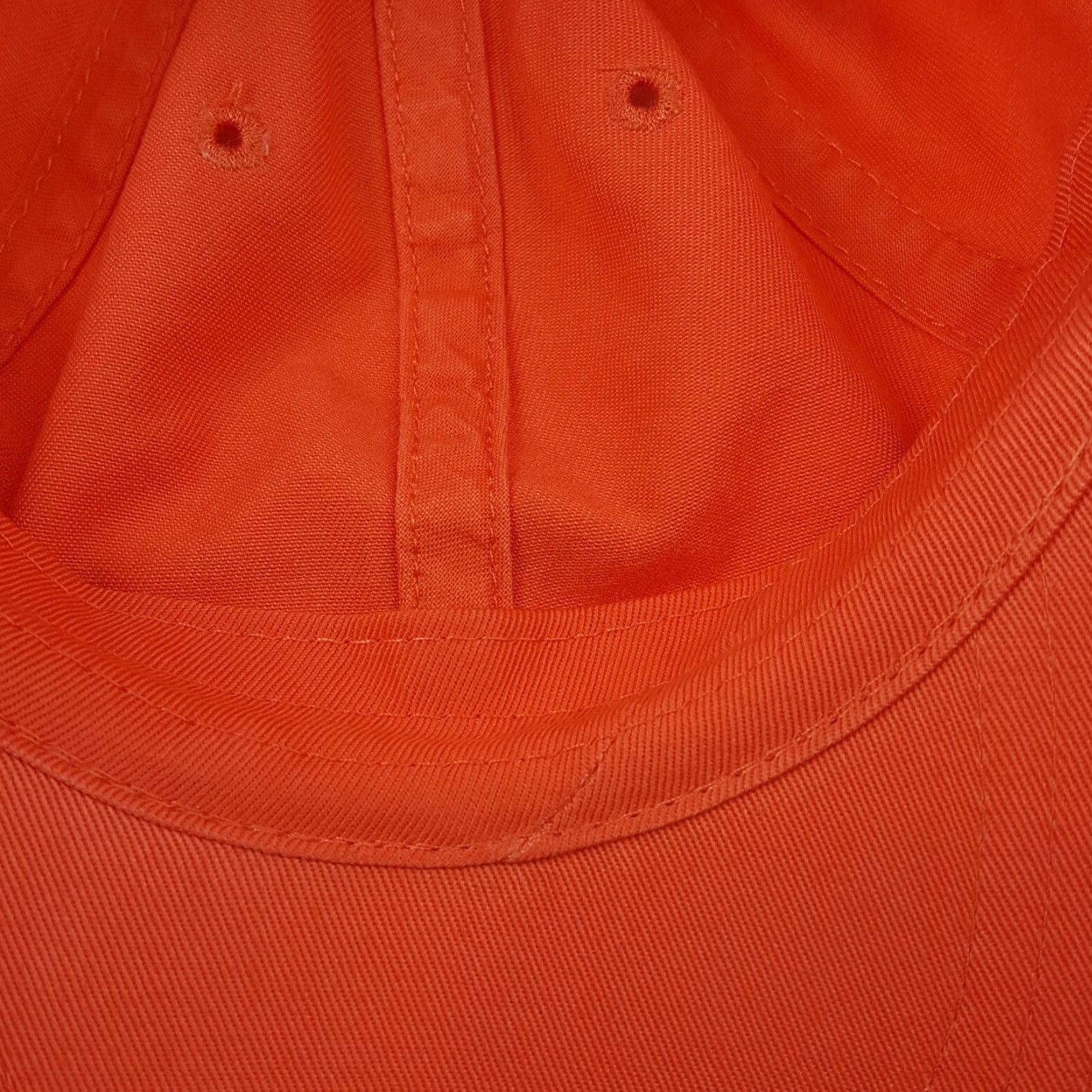 Russell Athletic VINTAGE Russell Athletic Orange Peach Adjustable Hat Baseball Cap Men Twill Cotton Embroidered Breathable Lightweight 90s University Sports Solid Cap Size ONE SIZE - 7 Thumbnail