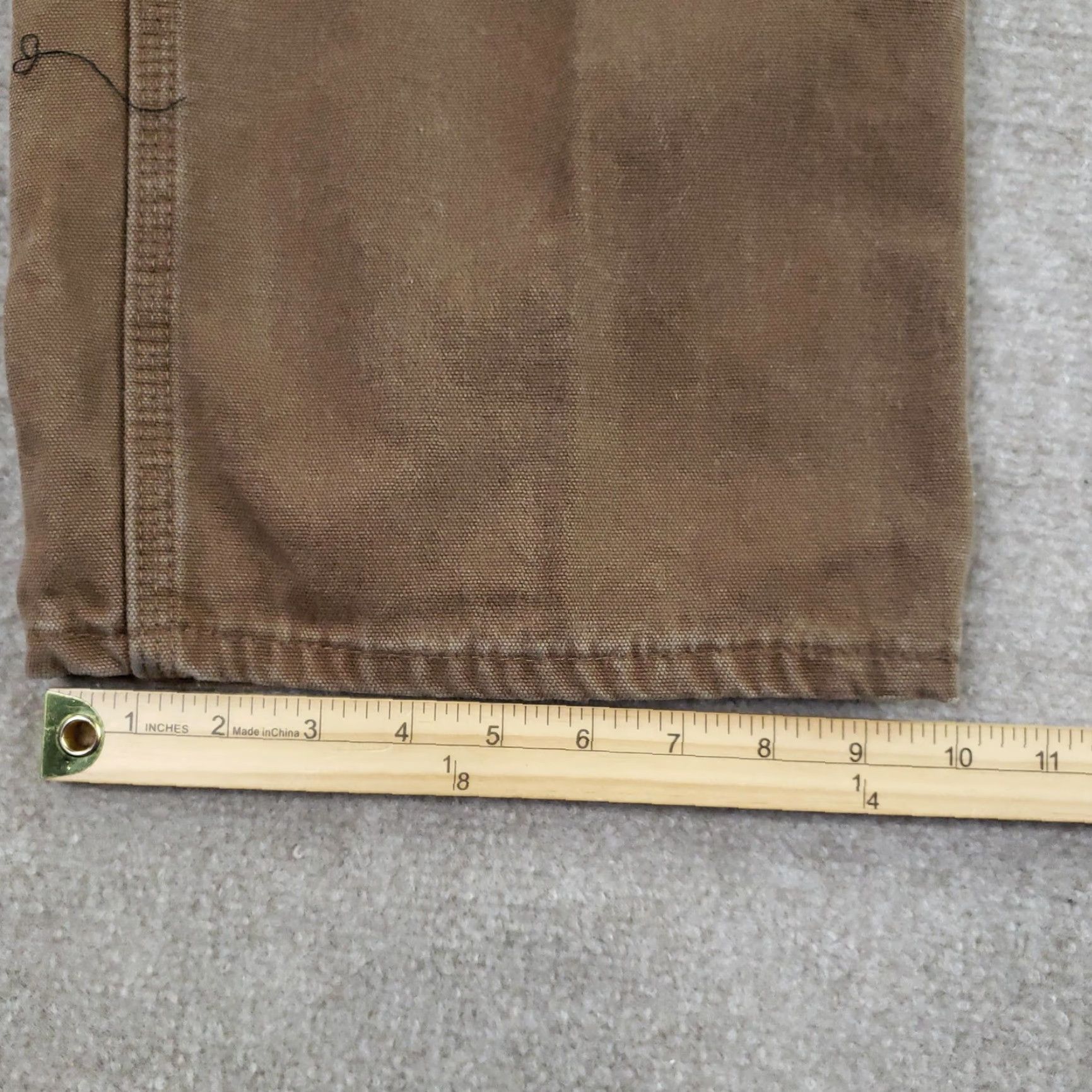 Dickies Dickies Pants Mens 44 Brown Relaxed Fit Carpenter Workwear Cotton 44x32 Size US 44 / EU 60 - 4 Thumbnail