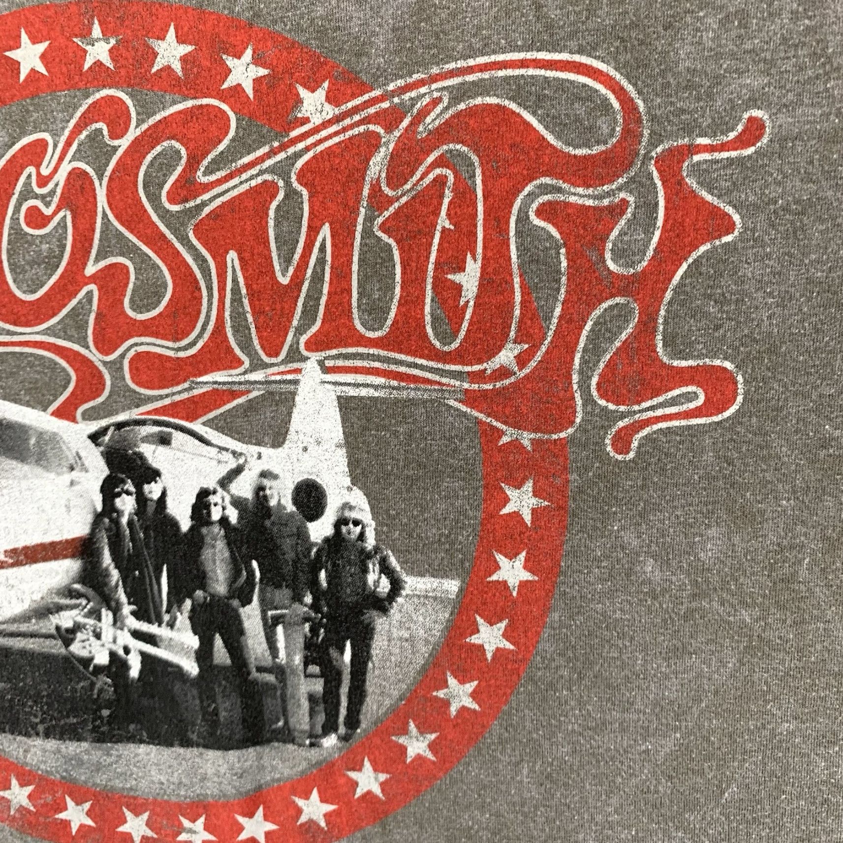 Aerosmith Aerosmith T-Shirt Gray Short Sleeve Crew Neck Unisex Adults Small Graphic Print Logo Vintage No Size US S / EU 44-46 / 1 - 6 Thumbnail