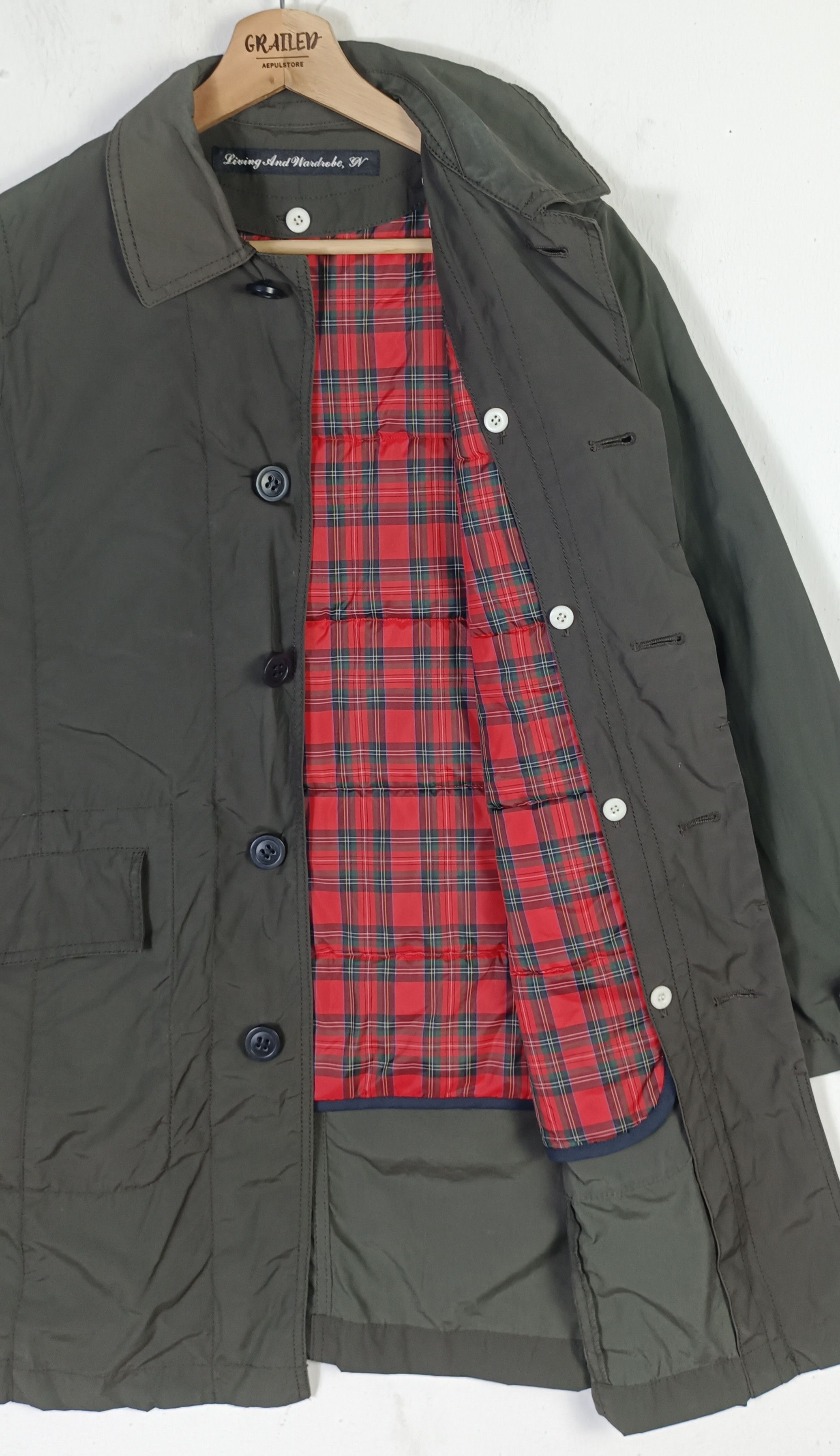WARDROBE.NYC Living and Wardrobe Trench Coat Nylon Men Jacket Size US M / EU 48-50 / 2 - 6 Thumbnail