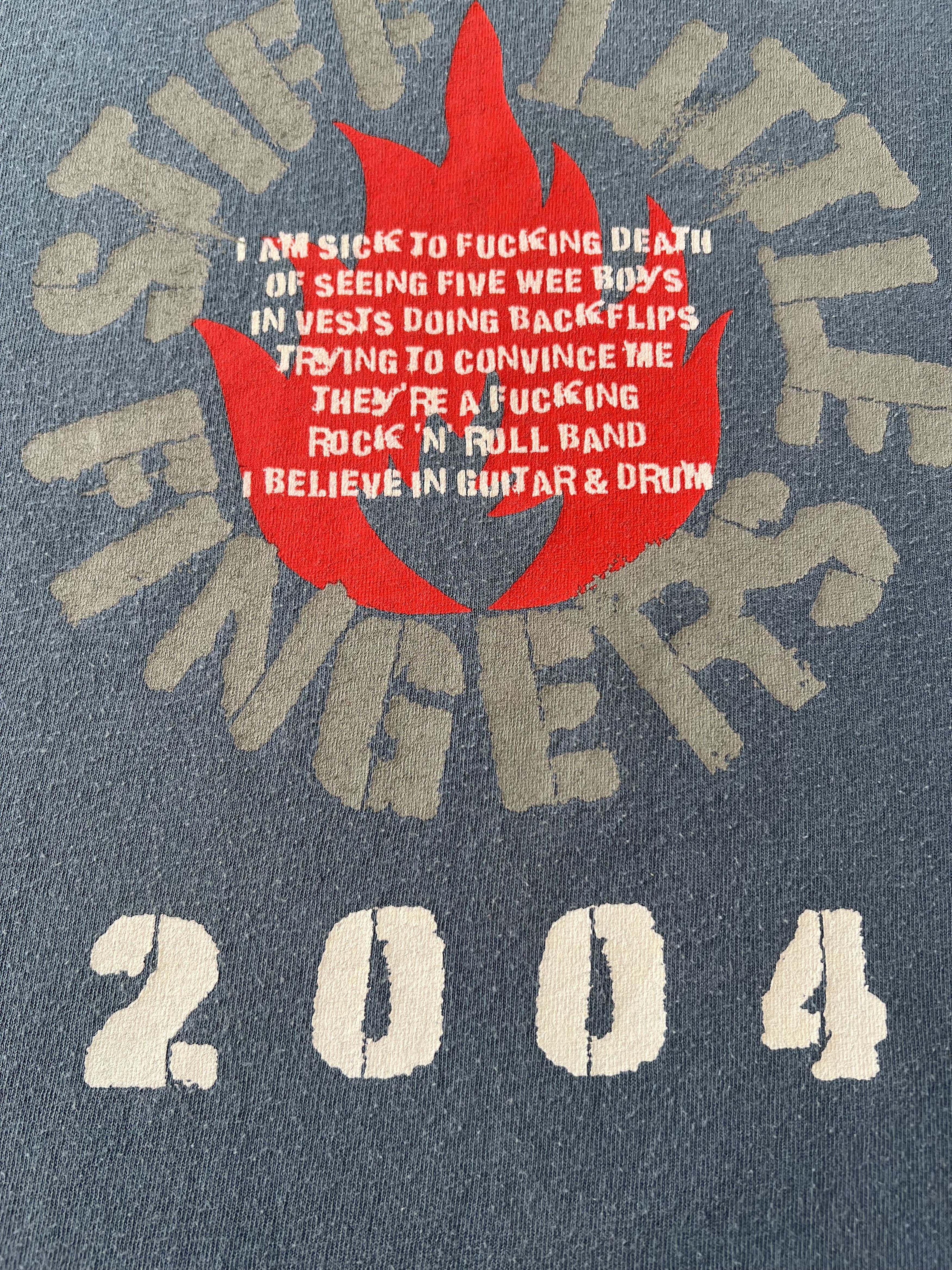 Band Tees Vintage 2004 Stiff Little Fingers Punk Rock Band T-shirt Size US L / EU 52-54 / 3 - 5 Thumbnail
