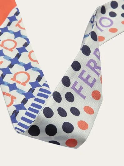 Salvatore Ferragamo o1s1rm0526 Size : OS / Neck Scarf in Multicolor Size ONE SIZE - 3 Thumbnail