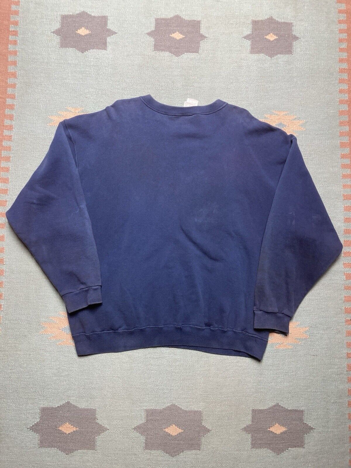 Nike × Vintage VTG crewneck sweatshirt Nike embroidered swoosh check logo L Size US L / EU 52-54 / 3 - 6 Thumbnail