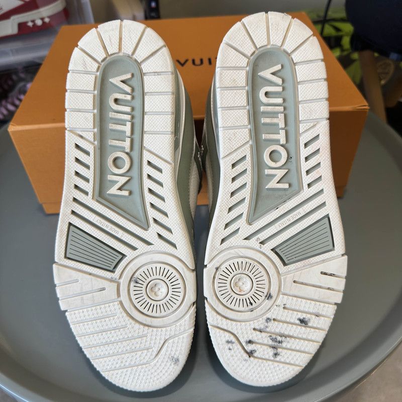 Louis Vuitton Louis Vuitton Low Top Trainer in Dark Green -2508 Size US 8.5 / EU 41-42 - 1 Thumbnail