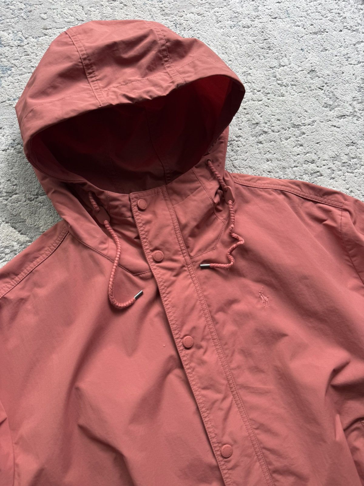 Polo Ralph Lauren Polo Ralph Lauren Peach Hooded Jacket Size M Size M / US 6-8 / IT 42-44 - 3 Thumbnail