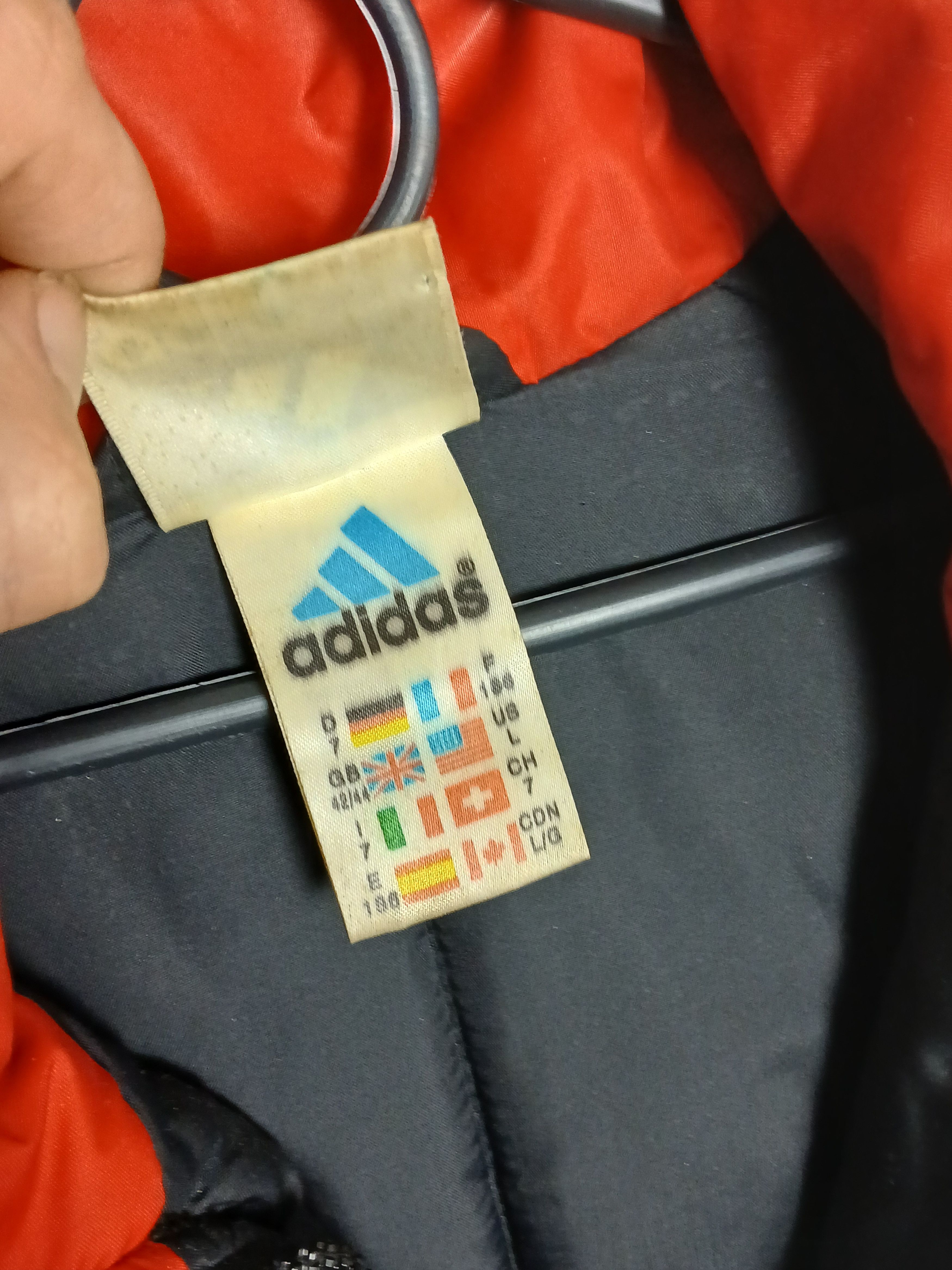 Adidas × Vintage Vintage Adidas AC Milan Football Jacket Size US L / EU 52-54 / 3 - 13 Thumbnail