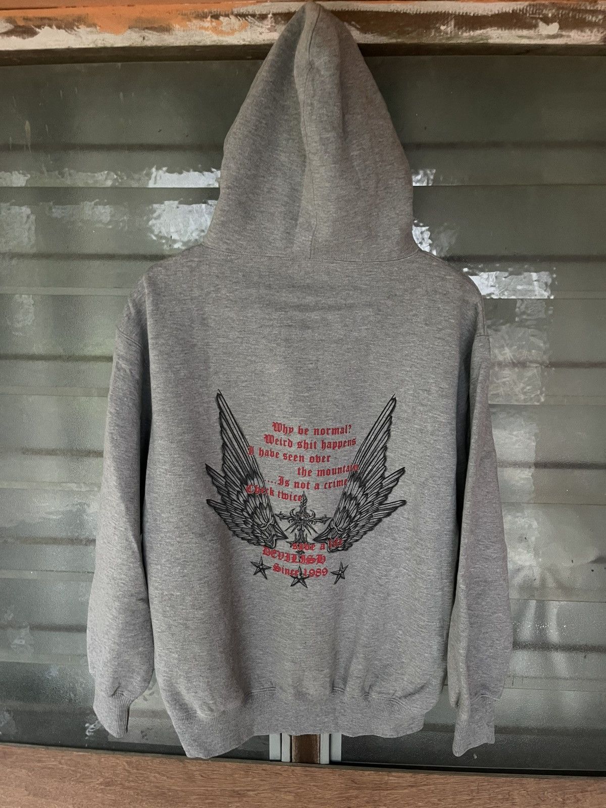 Japanese Brand Vintage 90's Dogcigar Punk LGB If Six Was Nine Hoodie Size US L / EU 52-54 / 3 - 10 Thumbnail