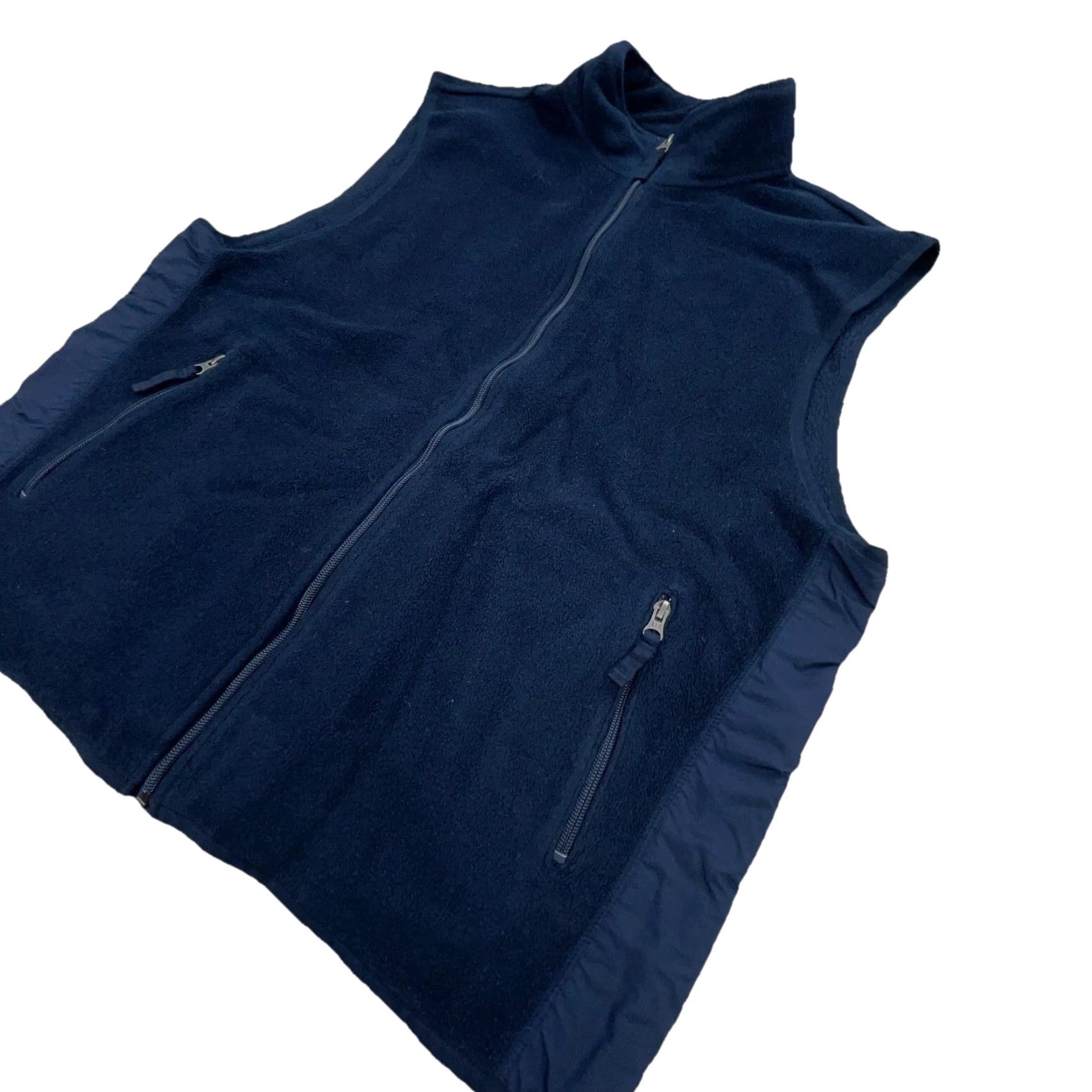 Gap Gap Vest Men XL Blue Full Zip Fleece Jacket, Zipped Pockets, Stand-Up Collar, All Seasons, Classic Outdoor, Hiking, Works Men Size US XL / EU 56 / 4 - 2 Thumbnail