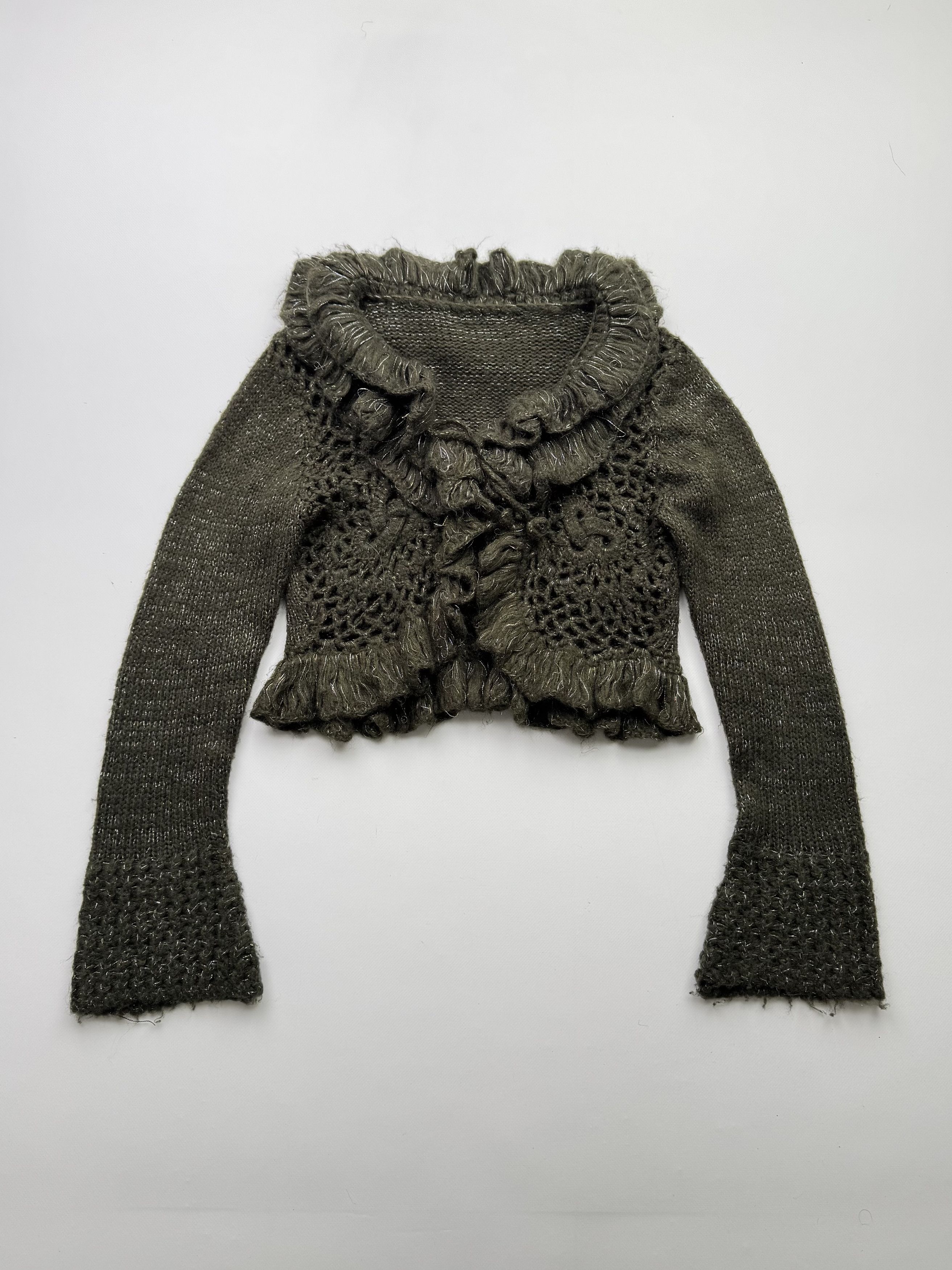Vintage Vintage Cropped Sweater B332(V269) Size M / US 6-8 / IT 42-44 - 1 Thumbnail