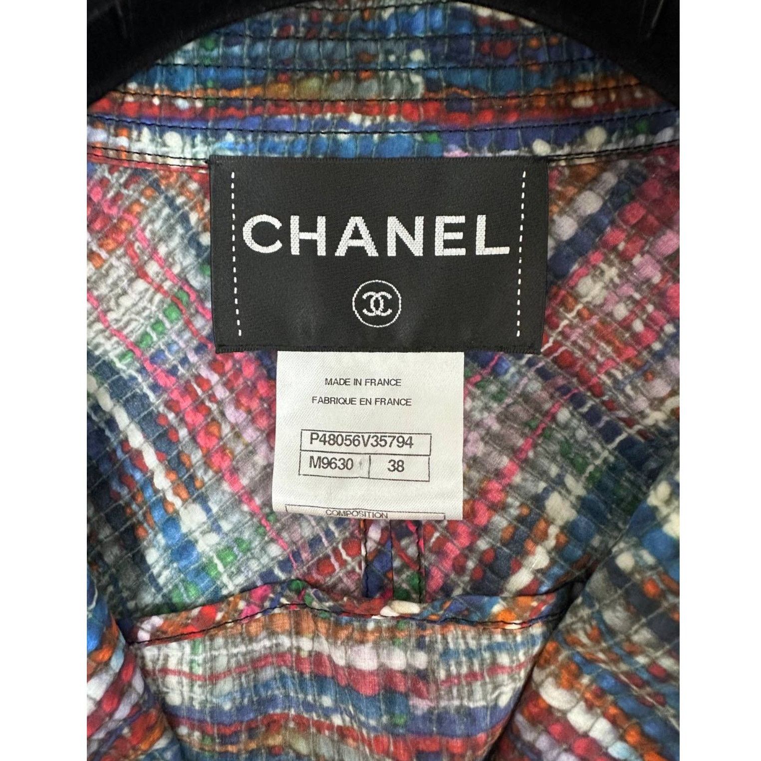 Chanel Chanel Cotton Multicolour Rain Coat Sz.38 Size S / US 4 / IT 40 - 5 Thumbnail