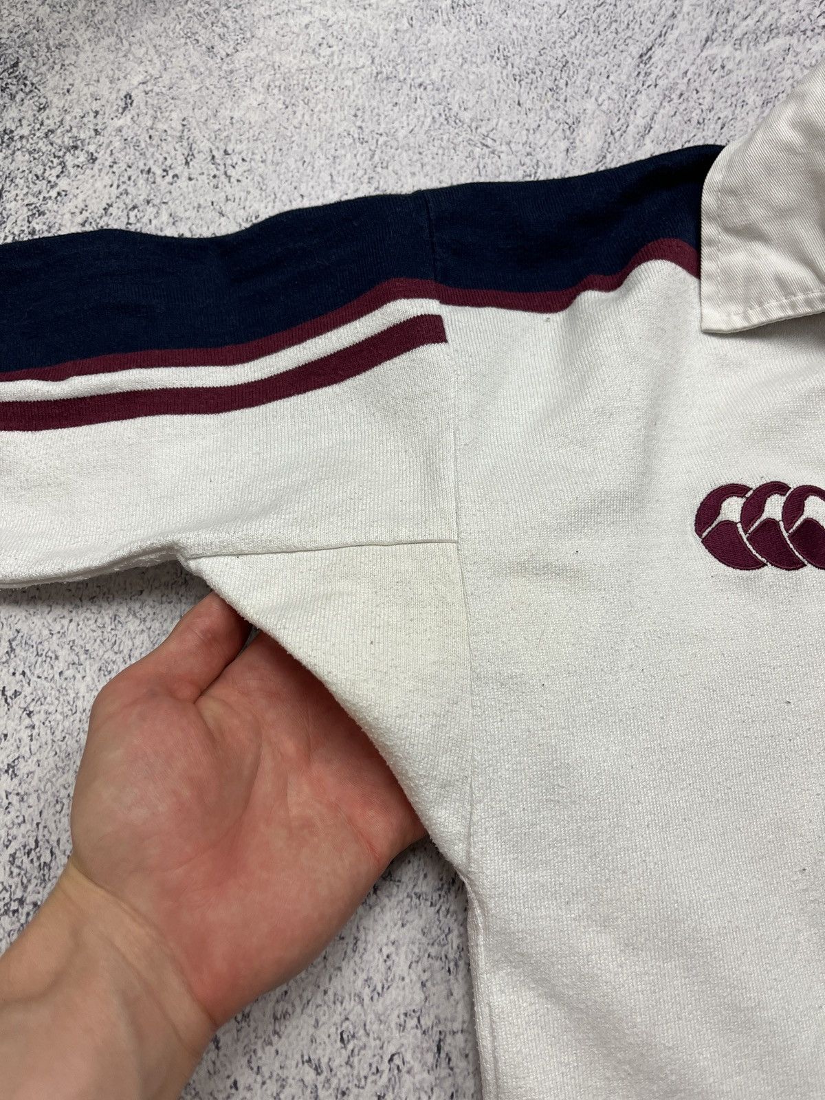Canterbury of New Zealand Vintage Canterbury Swansea Rugby Shirt Jersey Long Sleeve Size US S / EU 44-46 / 1 - 13 Thumbnail