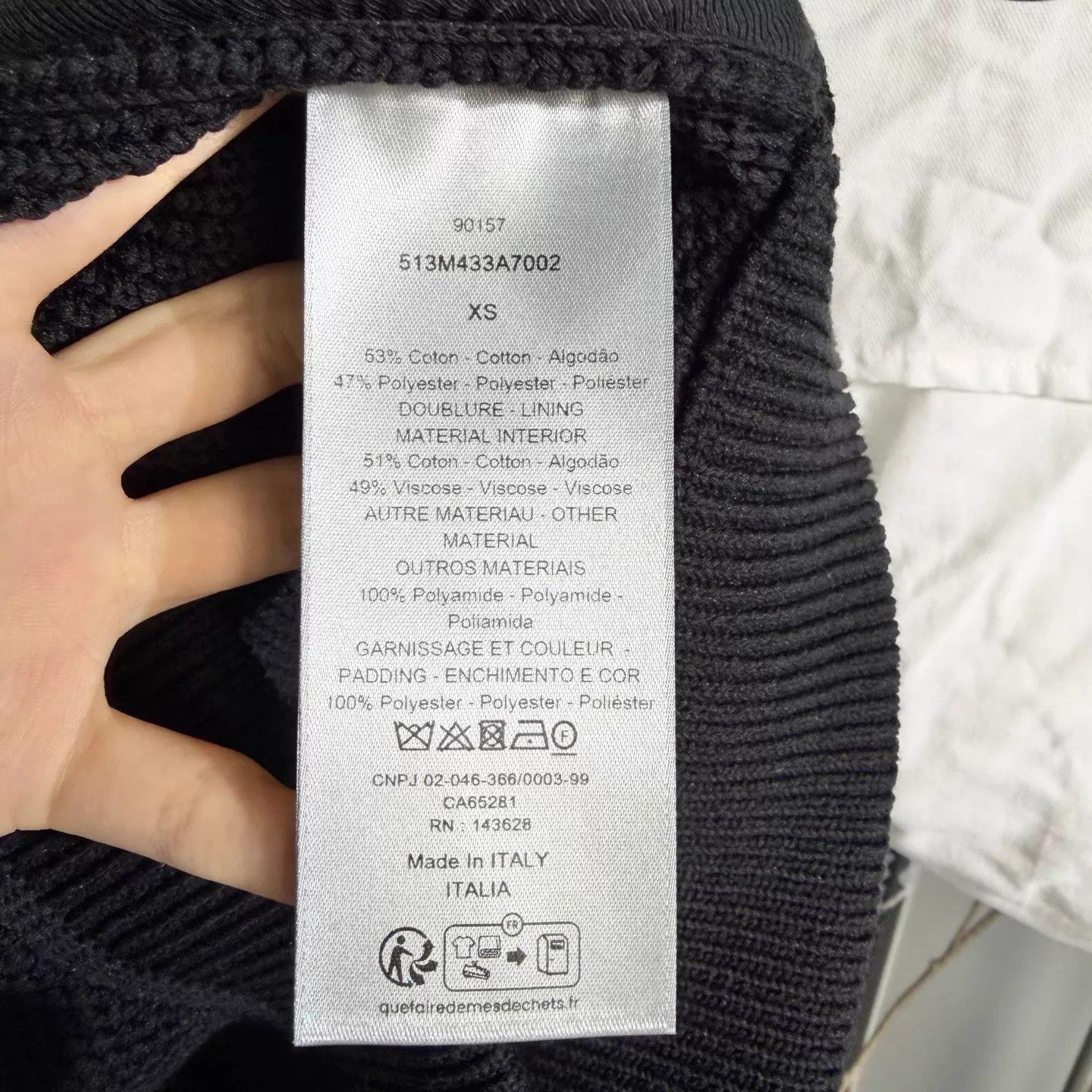 Dior Black Quilted Hooded er Jacket XS Size US XS / EU 42 / 0 - 4 Thumbnail