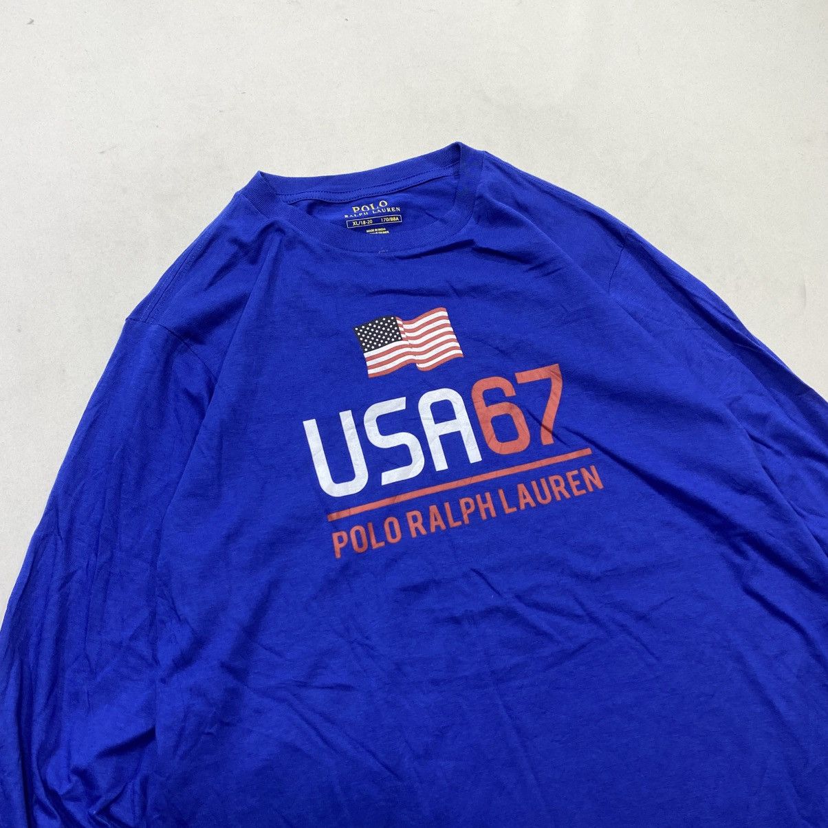Polo Ralph Lauren Polo RL USA67 Long Sleeve Size US XL / EU 56 / 4 - 2 Thumbnail
