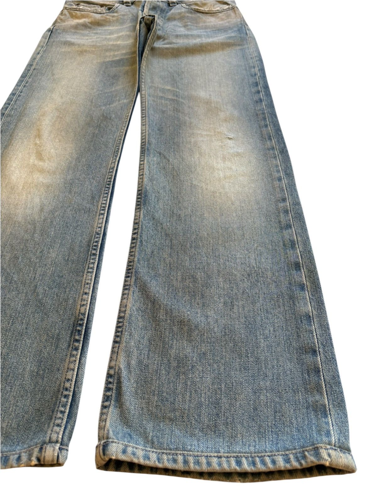 Diesel Vintage Italy Diesel Mud Wash Loose Baggy Jeans Size US 31 - 7 Thumbnail