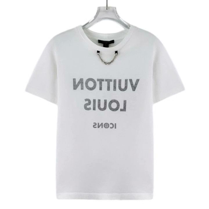 Louis Vuitton Louis Vuitton White Logo Chain T-Shirt Size XS / US 0-2 / IT 36-38 - 1 Thumbnail