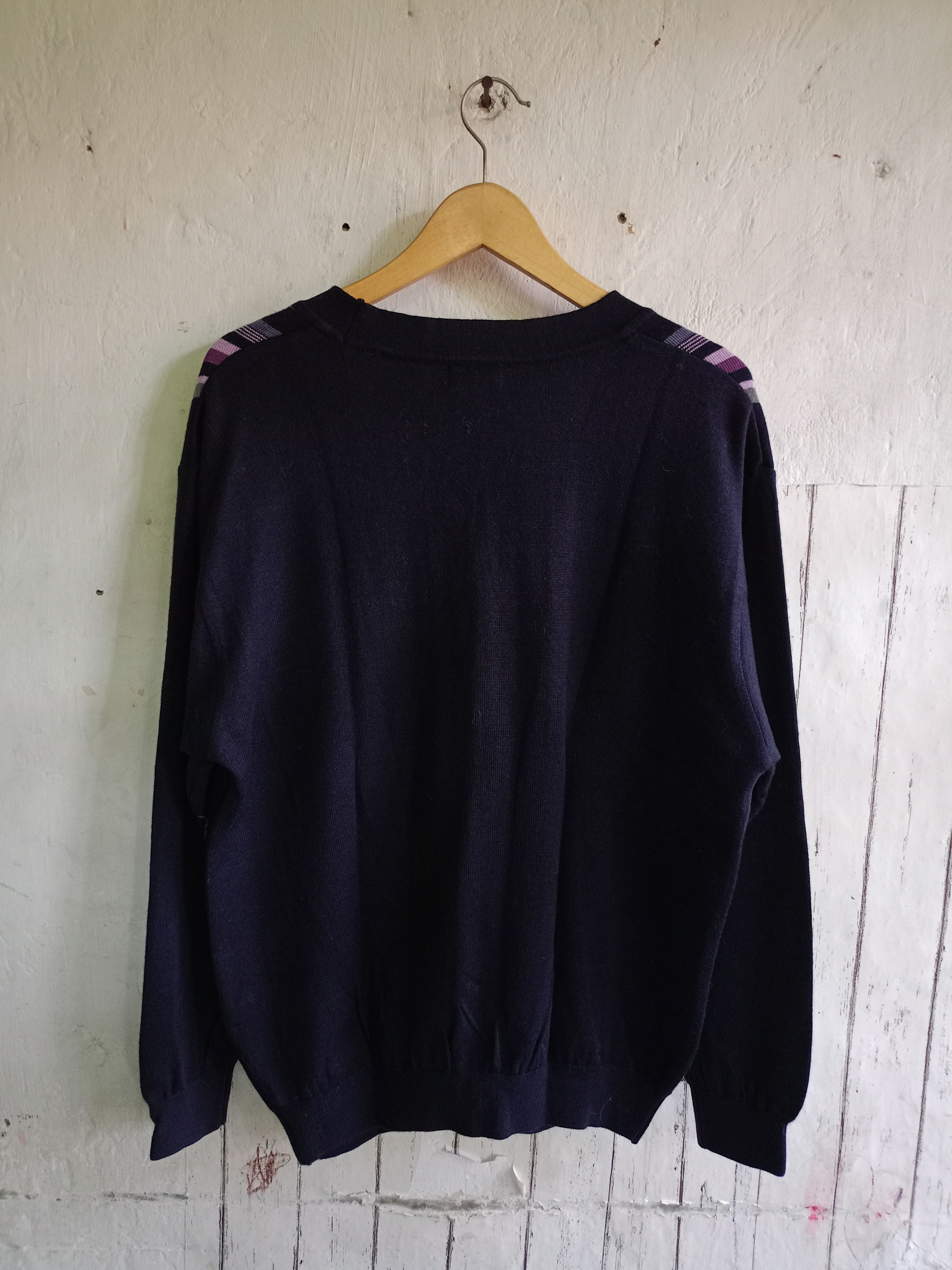 Japanese Brand Vintage Crocodile Knit Cardigan Size US L / EU 52-54 / 3 - 5 Thumbnail