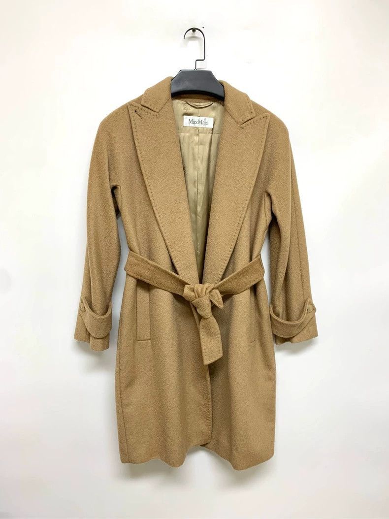 Other MaxMara Camel Wool Long Coat Size US M / EU 48-50 / 2 - 1 Thumbnail