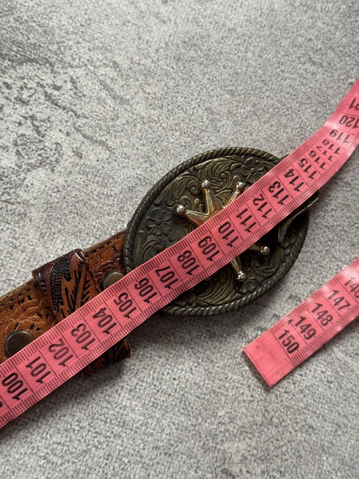 Cowboy Equipment 90s Belt vintage retro cowboy if six was nine L.G.B. Western Size ONE SIZE - 12 Thumbnail