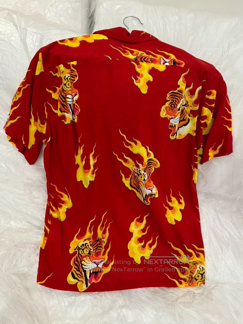 Wacko Maria Wacko Maria Co-branded flame tiger print elegant style Haw Size US S / EU 44-46 / 1 - 4 Thumbnail