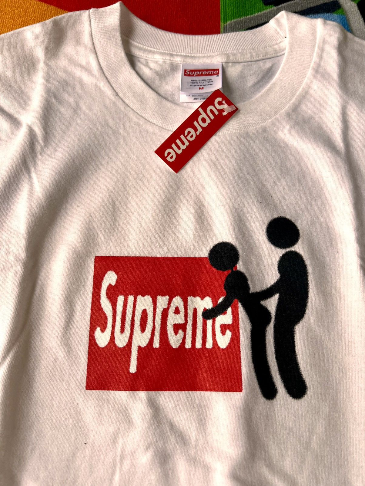 Supreme Supreme Stick Figure xxx sex doggy t-shirt white box logo Size US M / EU 48-50 / 2 - 10 Thumbnail