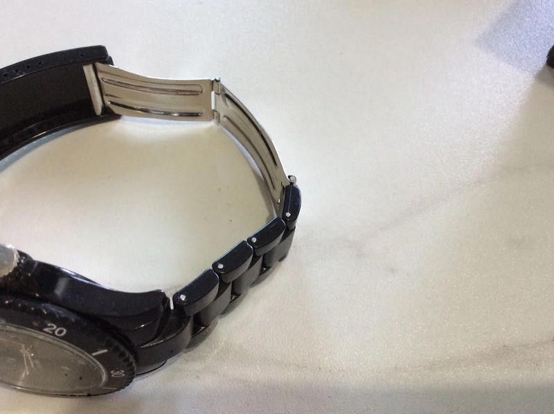 Designer Identity black plastic watch Size ONE SIZE - 3 Thumbnail