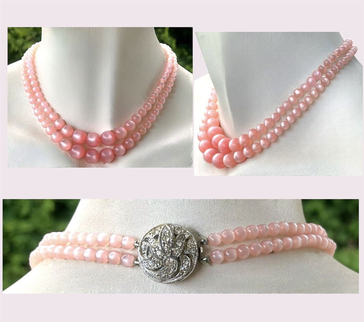Vintage Vintage Necklaces Multi Colour Beaded Nested Jewelry Size ONE SIZE - 2 Thumbnail