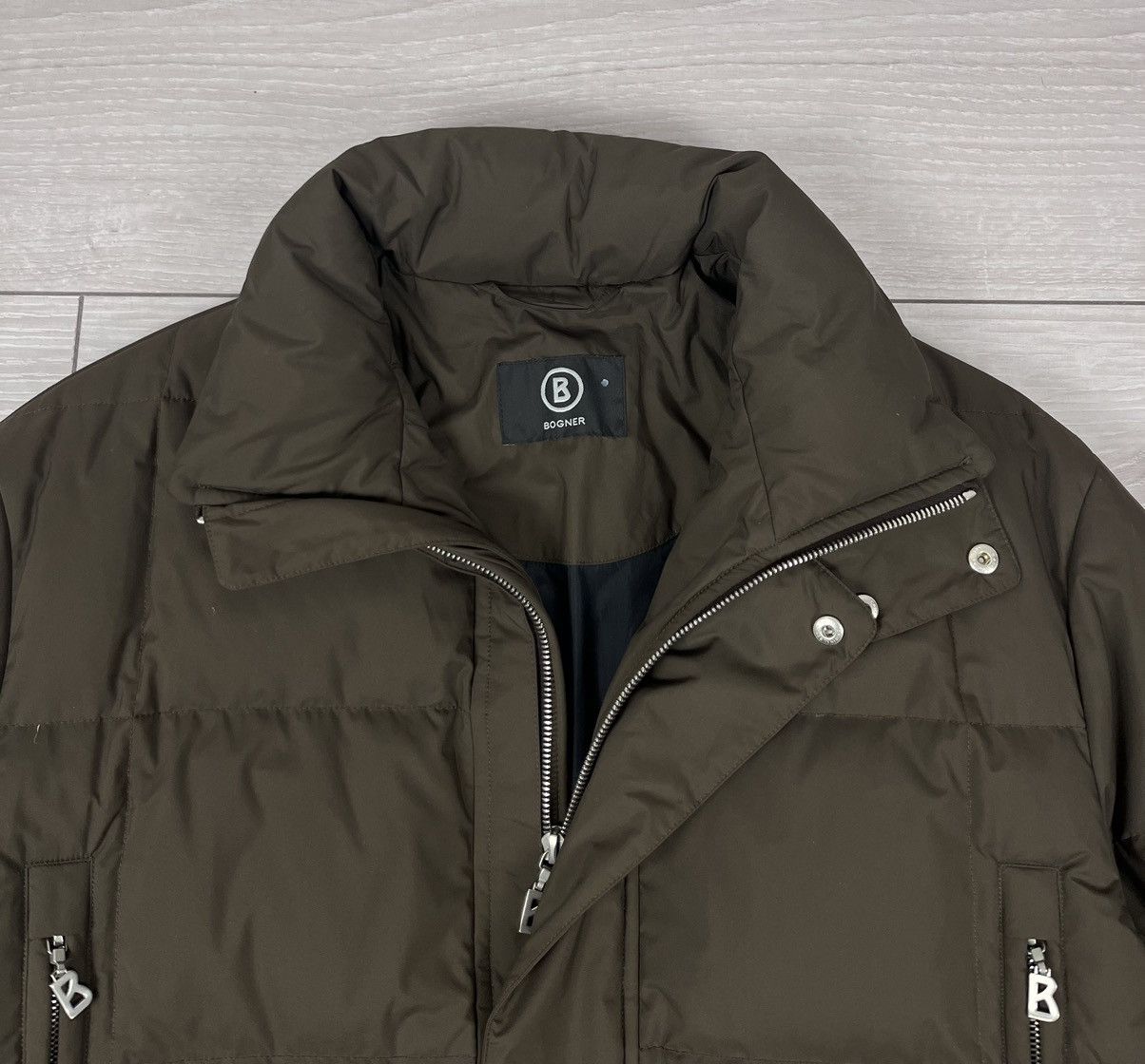 Bogner Bogner Ski Brown Down Puffer Parka Jacket Size US L / EU 52-54 / 3 - 6 Thumbnail