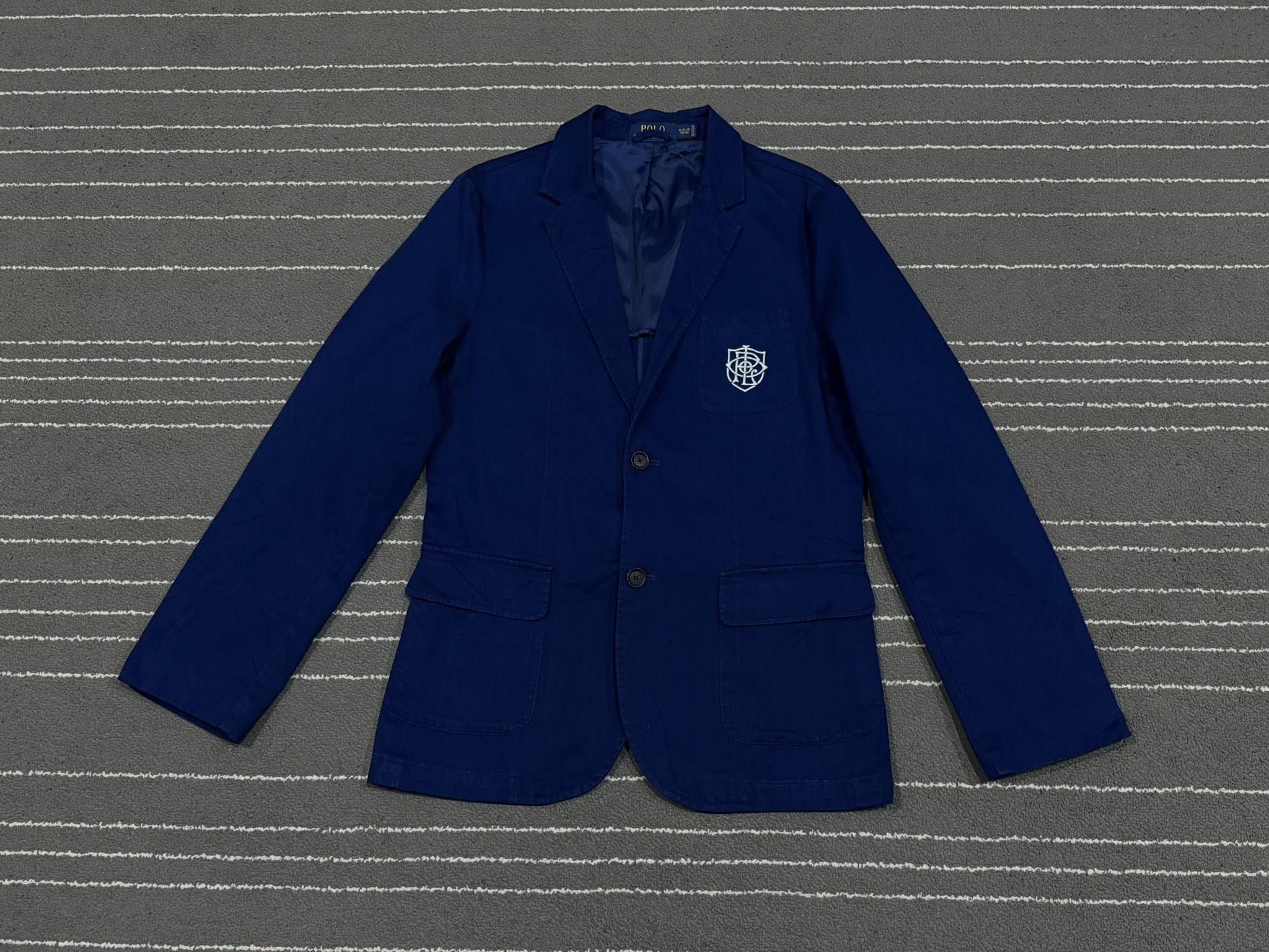 Polo Ralph Lauren POLO RALPH LAUREN cotton blazer XS 8127 Size 34S - 4 Thumbnail