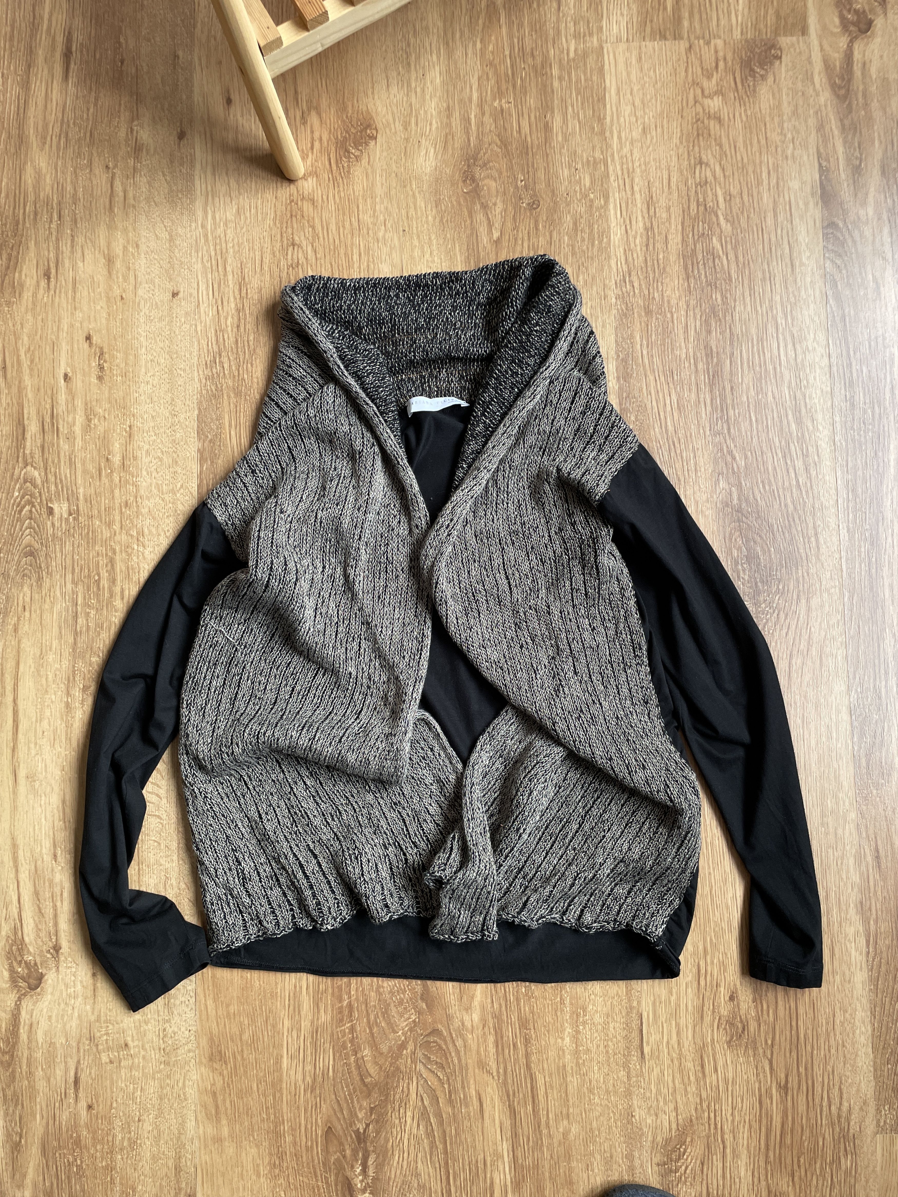 Fabiana Filippi Fabiana Filippi Womens Shawl Collar Open Front Cardigan Size M / US 6-8 / IT 42-44 - 3 Thumbnail